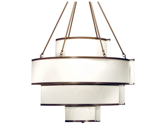 Meyda Jayne 8-Light White Tiered Pendant