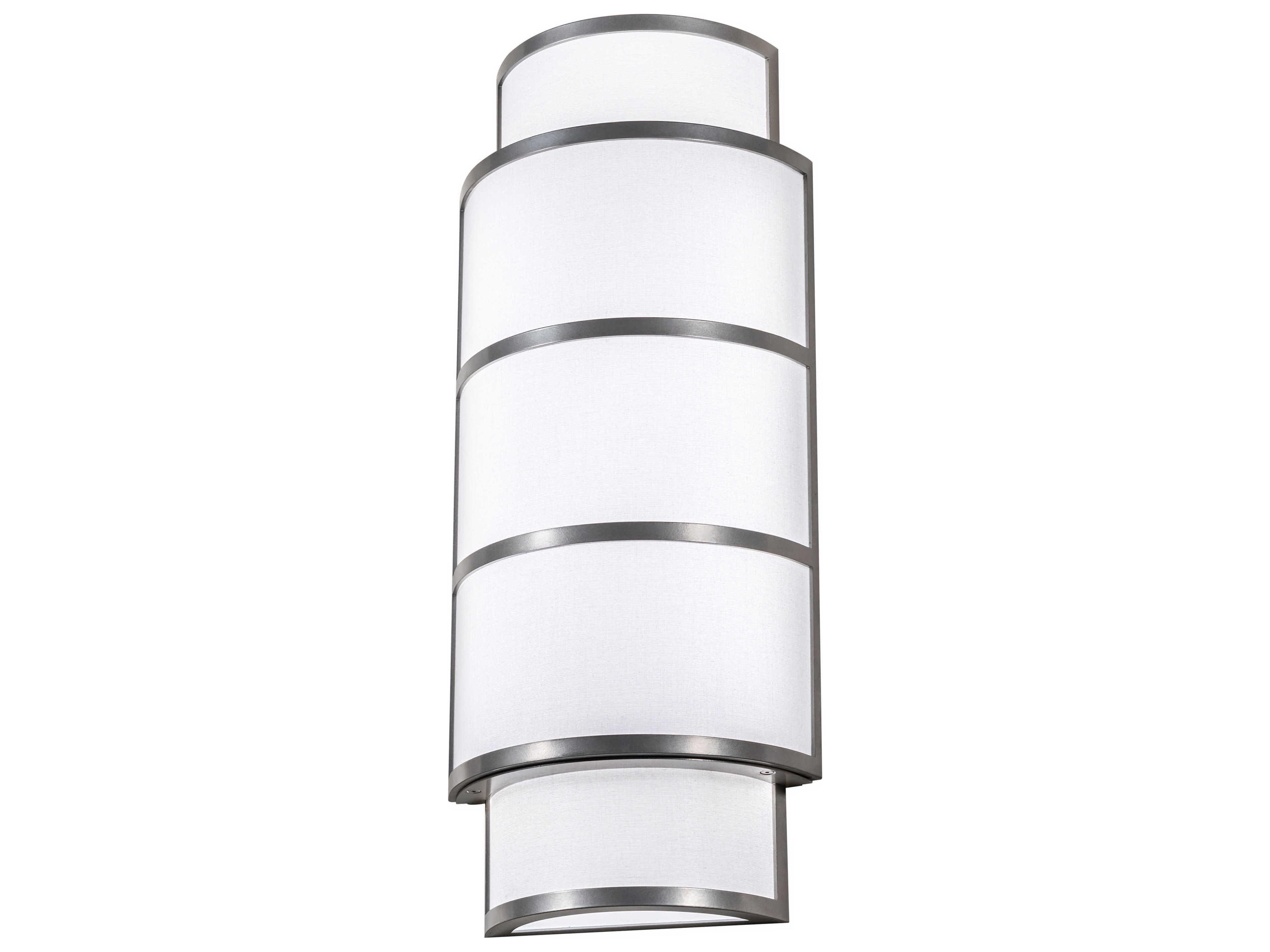 Meyda Jayne Nickel White LED Wall Sconce