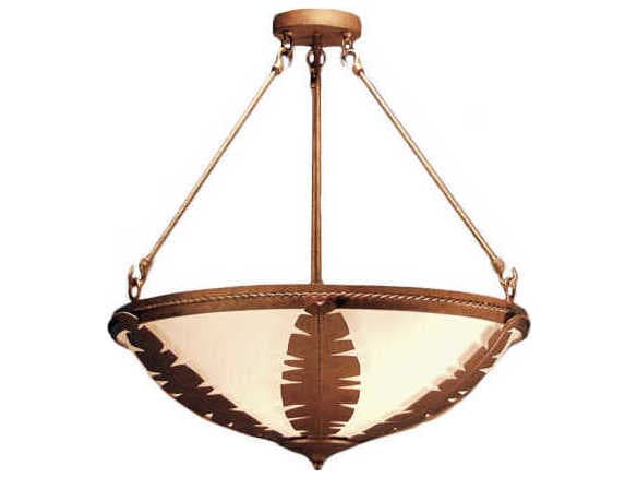 Meyda Kayley 3-Light Cortez Gold Bowl Pendant