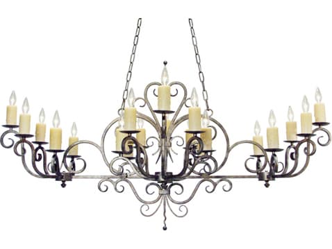 Meyda Kean 20-Light Corinth Gray Island Pendant