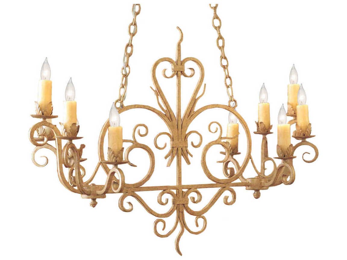 Meyda Kimberly 10-Light Pate Gold Island Pendant