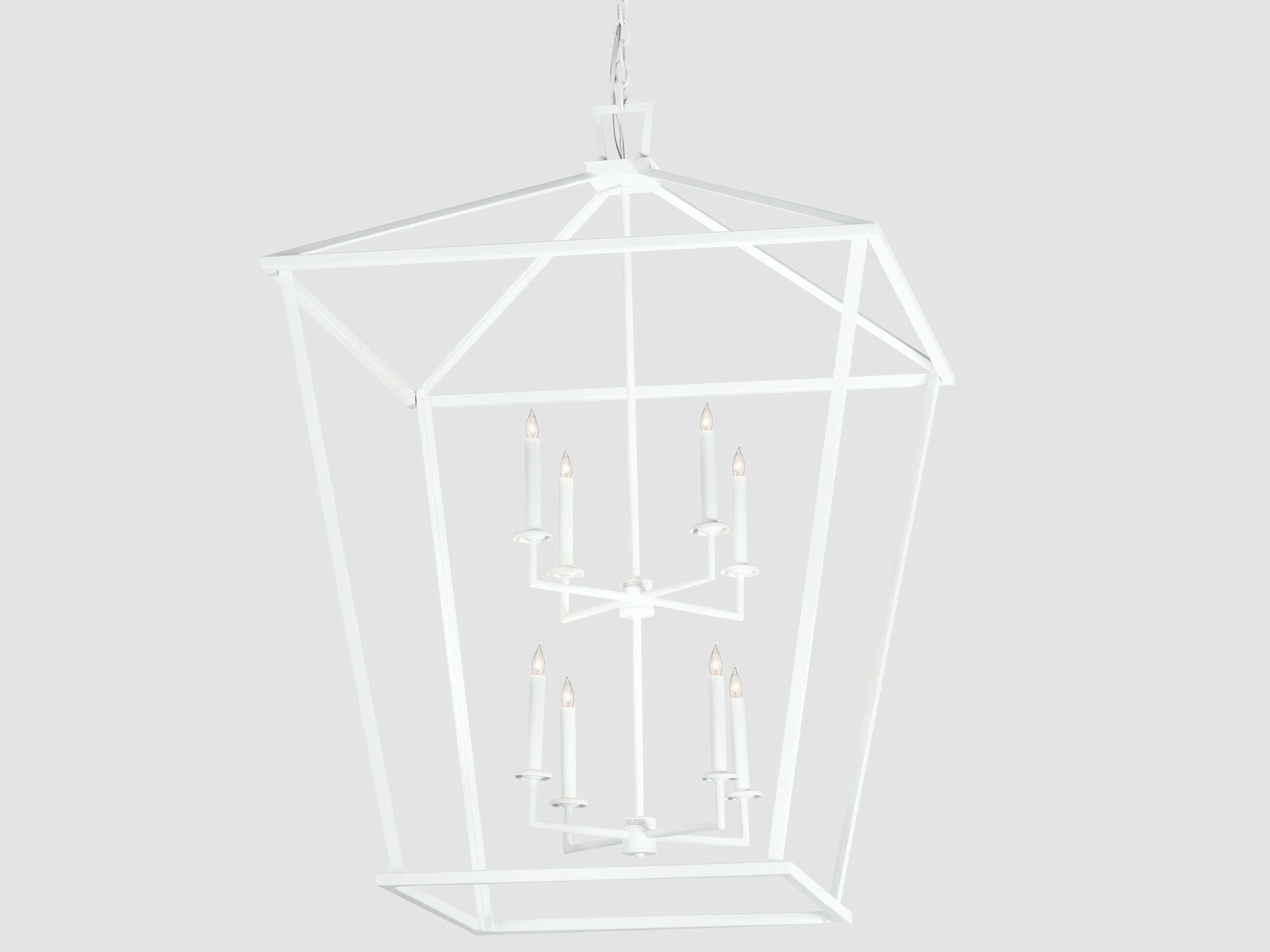 Meyda Kitzi 8-Light White Candelabra Chandelier