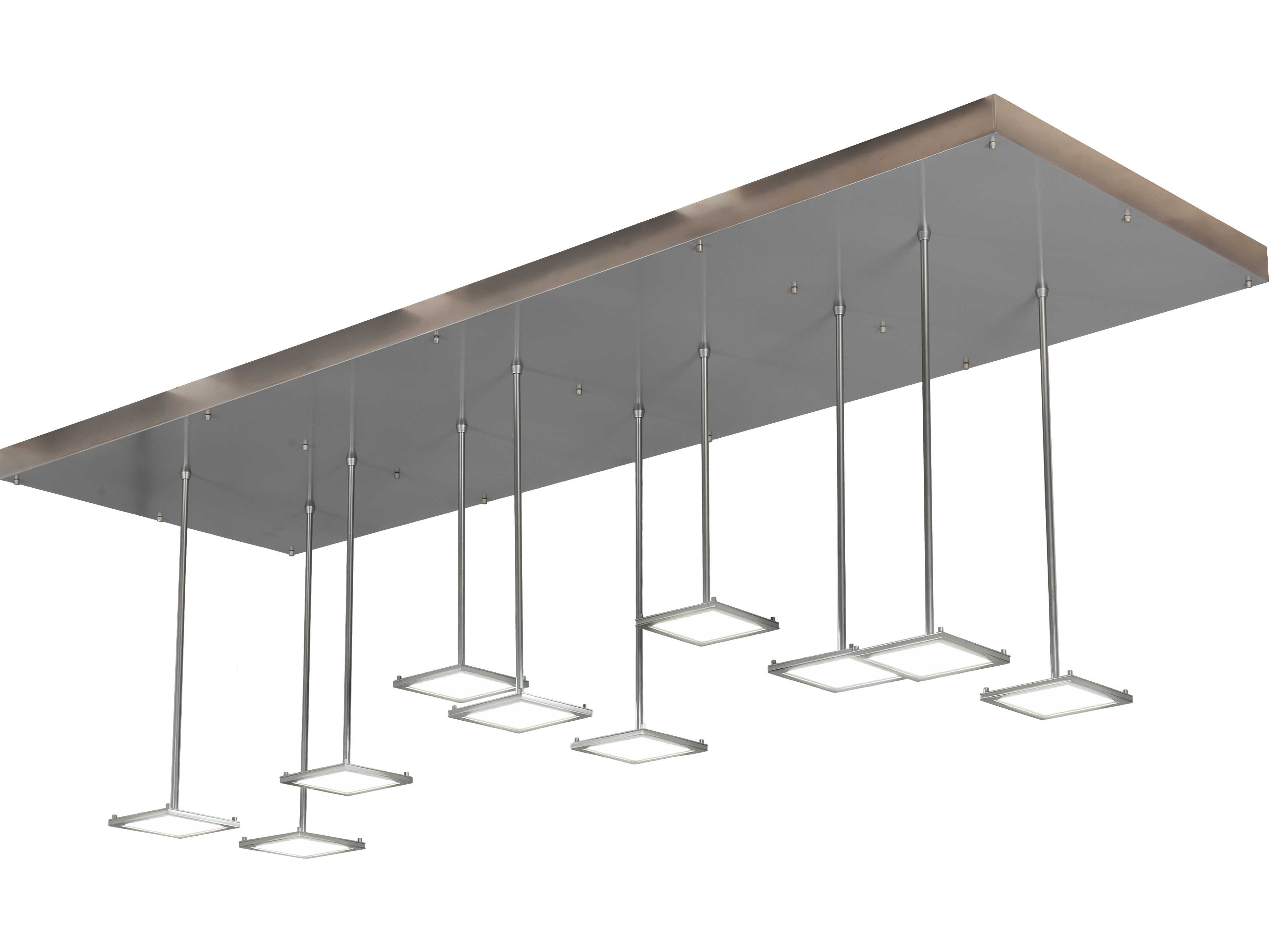 Meyda Kossar 10-Light Nickel LED Island Pendant