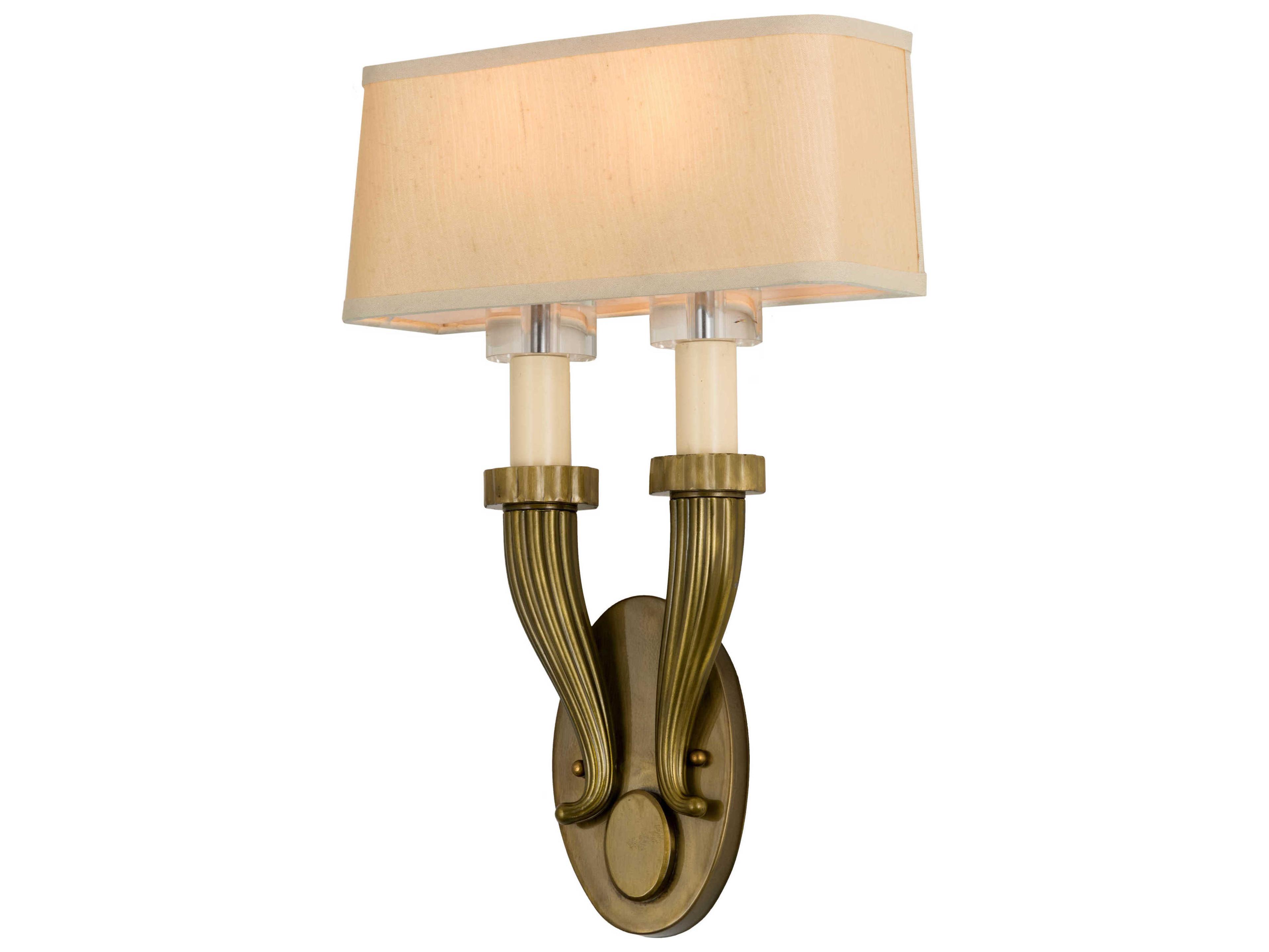 Meyda L9m 2-Light Brown Wall Sconce
