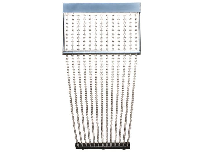 Meyda 6-Light Nickel Glass Chandelier