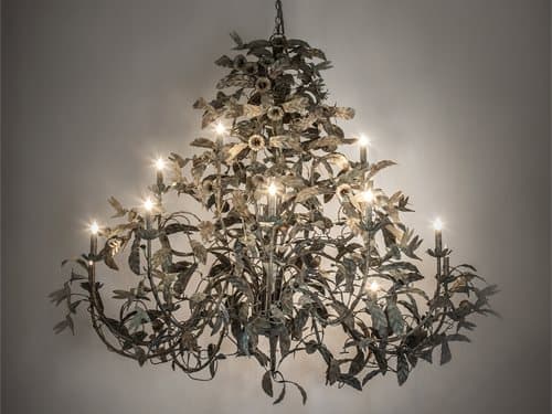 Meyda Le Printemps 15-Light Copper Candelabra Chandelier