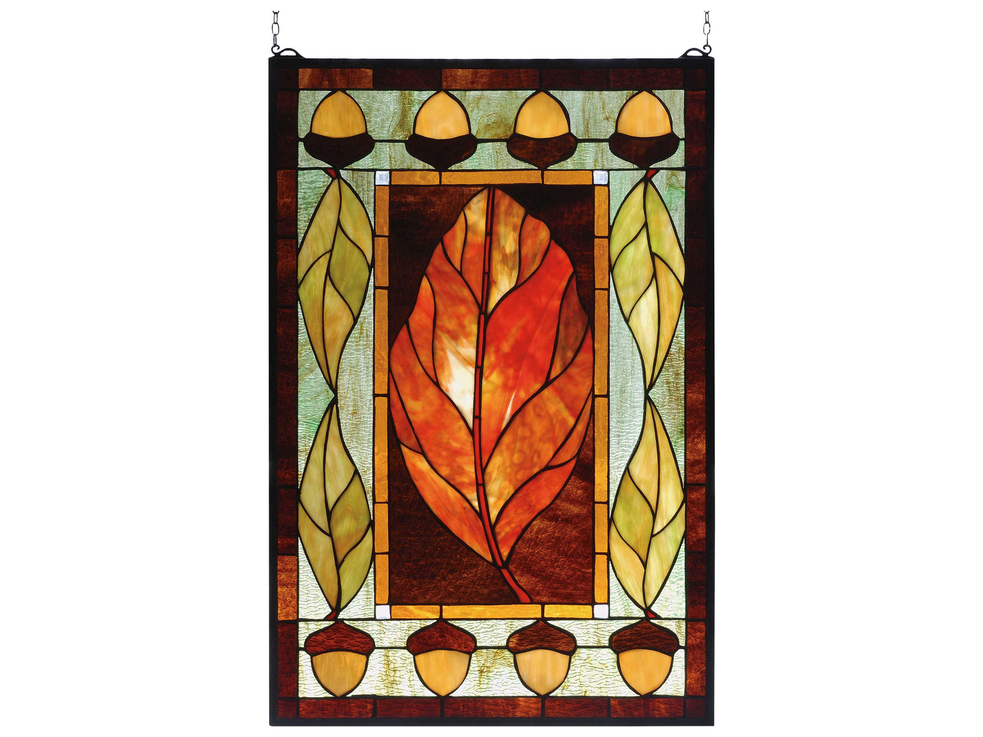 Meyda Harvest Festival Stained Glass Window