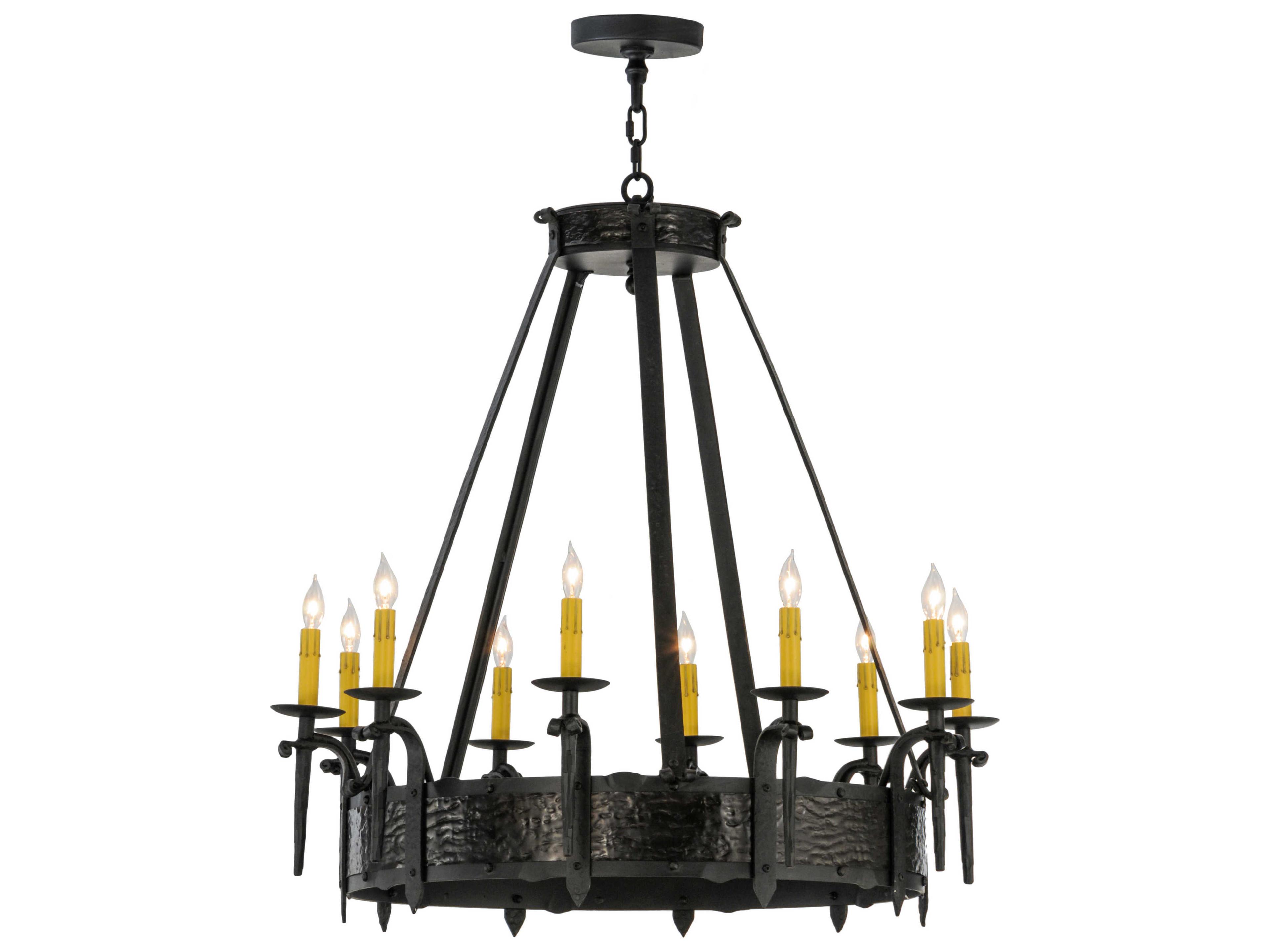 Meyda Costello 1-Light Brown Candelabra Chandelier