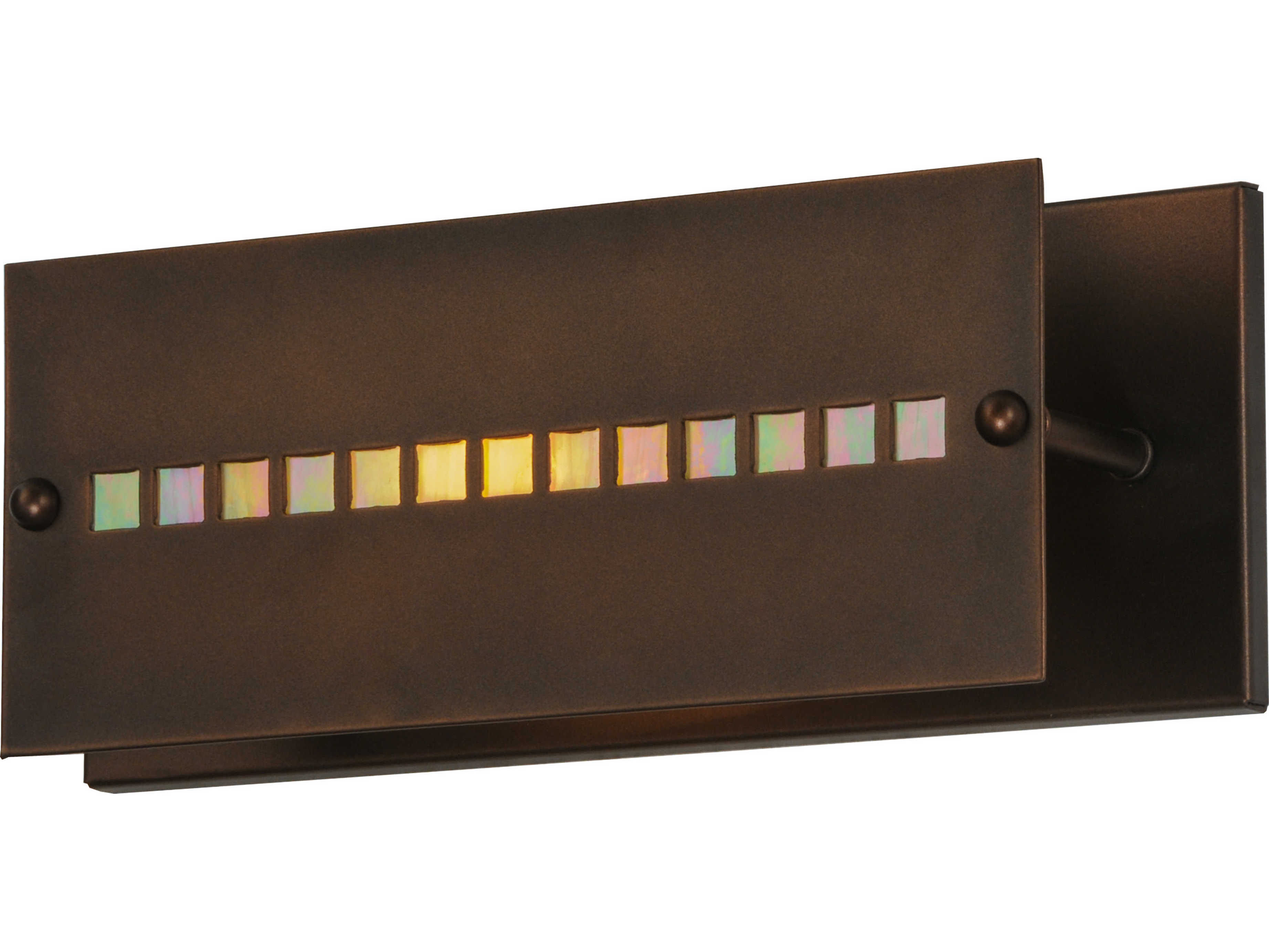 Meyda Moss Creek 1-Light Bronze Vanity Light