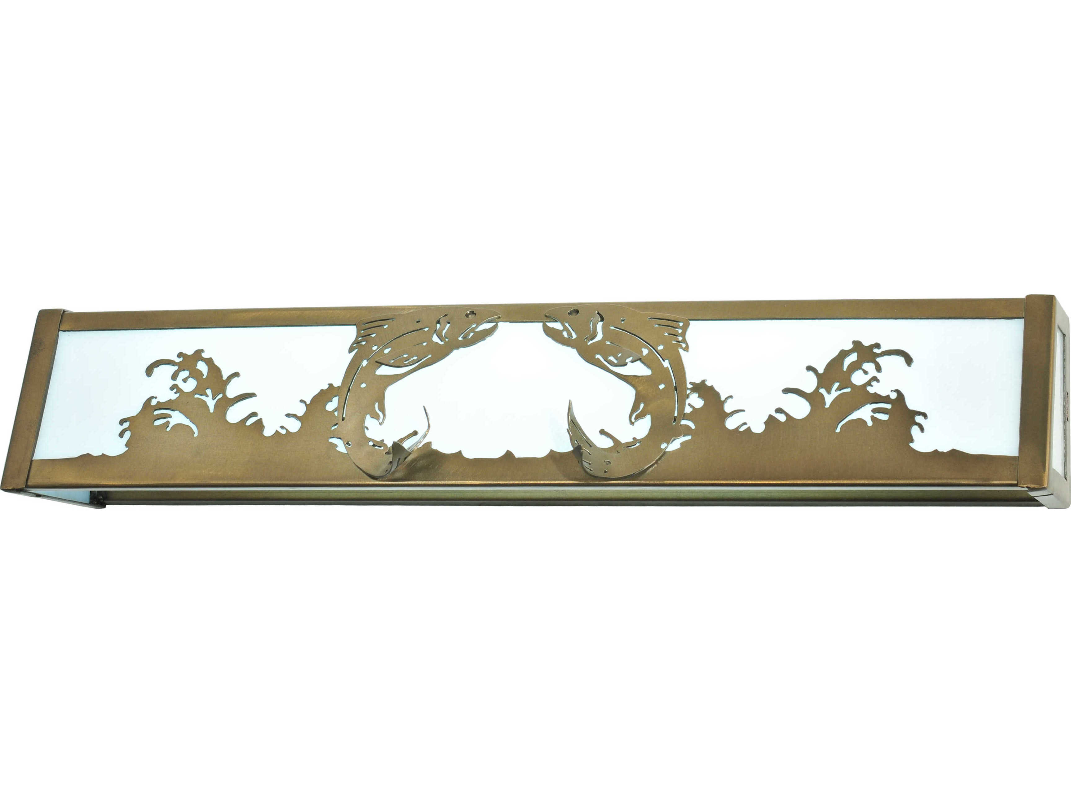 Meyda Lodge 1-Light Copper Vanity Light