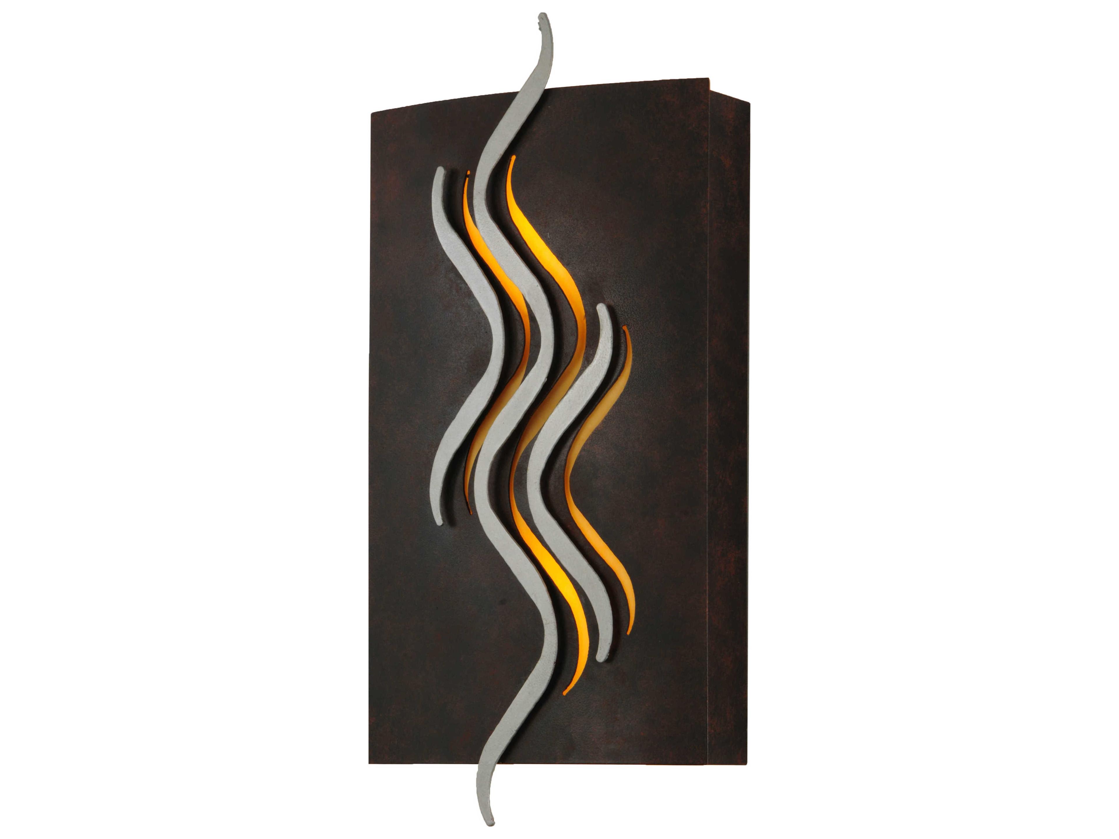 Meyda Lodge 2-Light Brown Wall Sconce