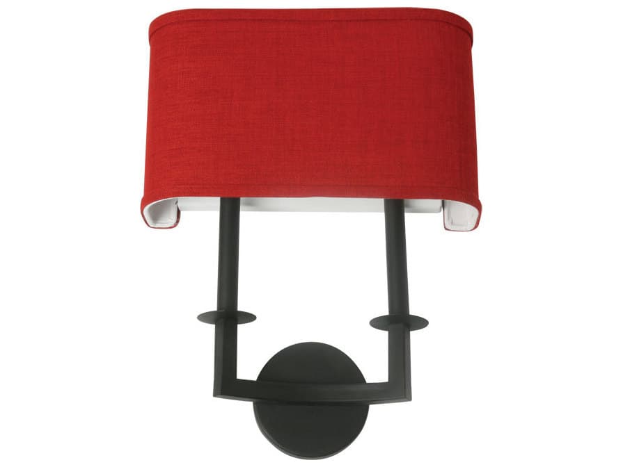 Meyda Lys 2-Light Ruby Black Wall Sconce
