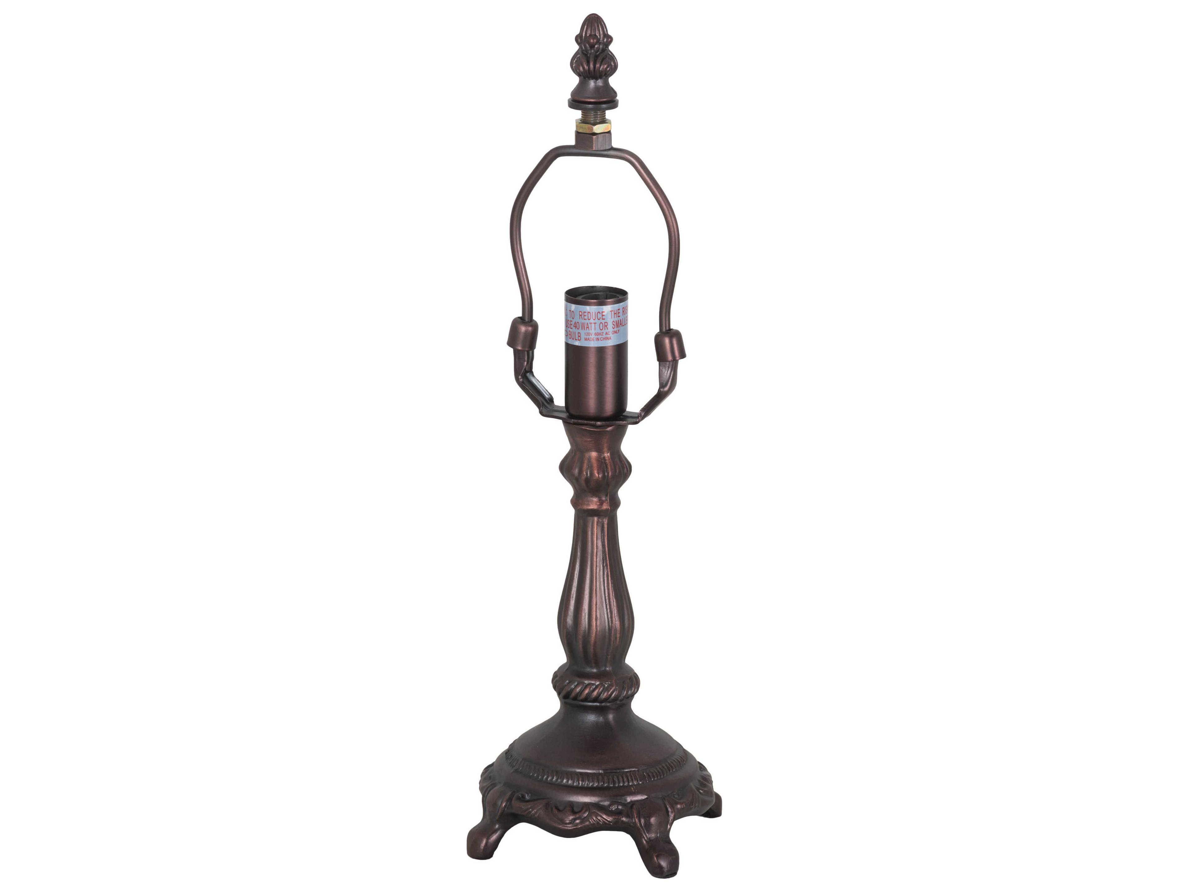 Meyda Mahogany Bronze Table Lamp Base