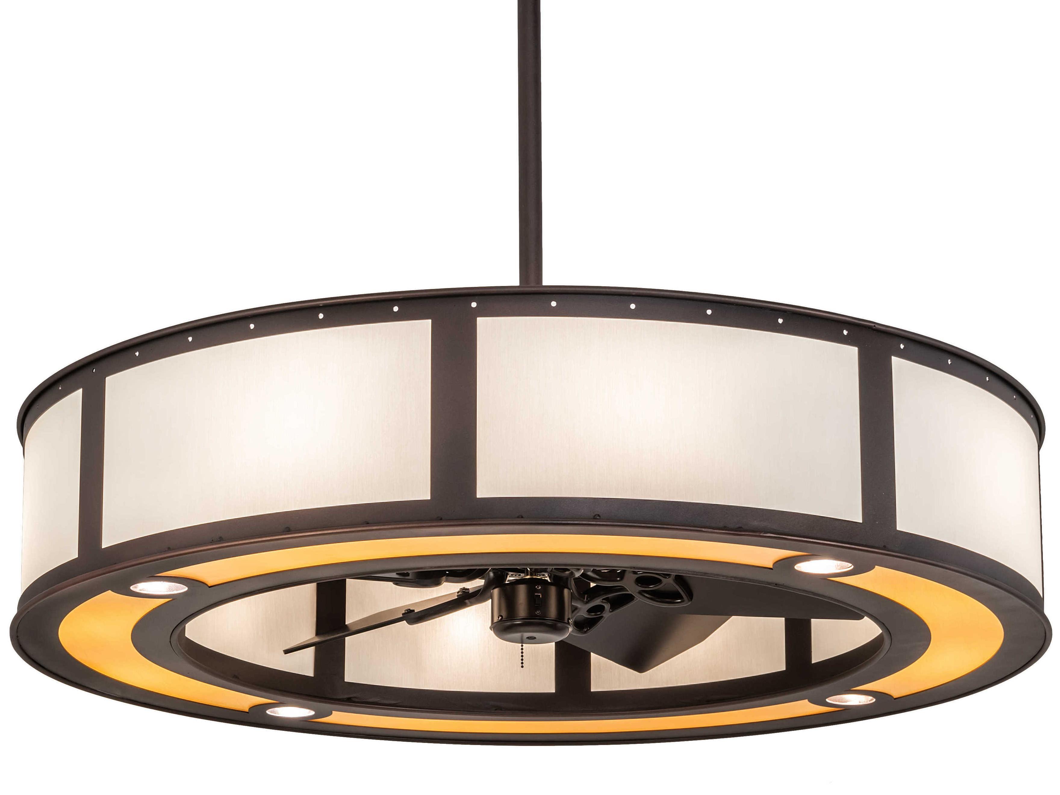 Meyda Maplewood 8-Light Chandel-Air