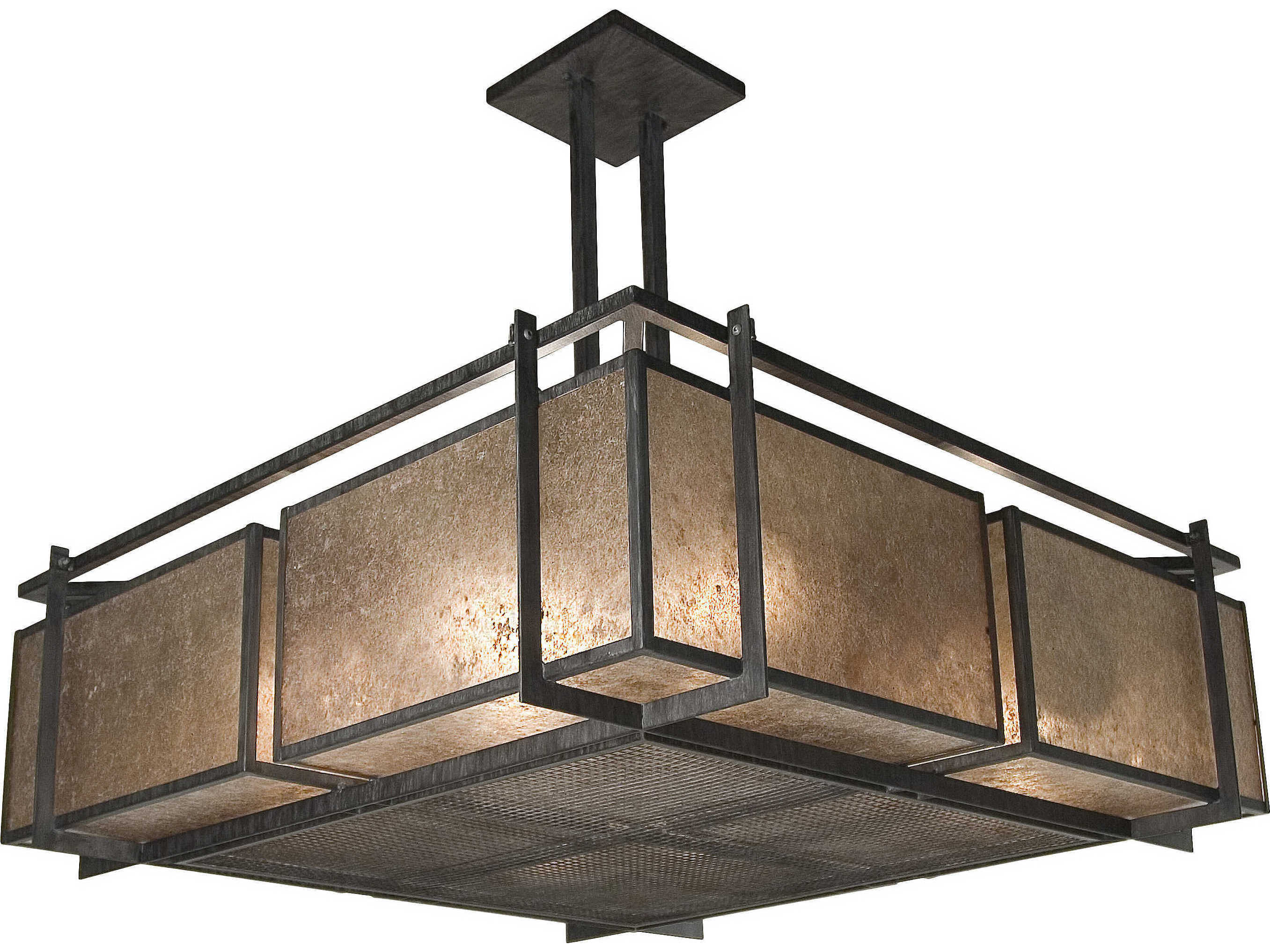 Meyda Marduk 8-Light Euro Cafe Brown Geometric Pendant