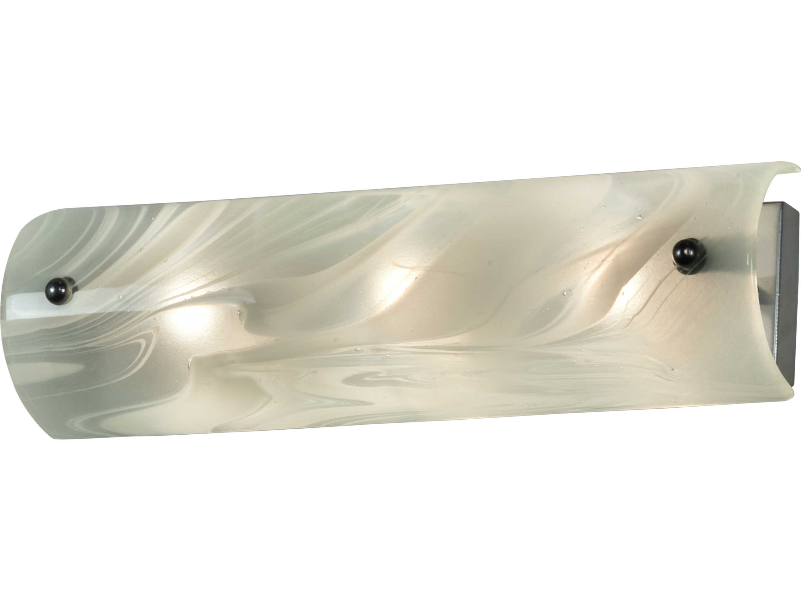 Meyda Metro Fusion 3-Light Extreme Chrome Glass Vanity Light