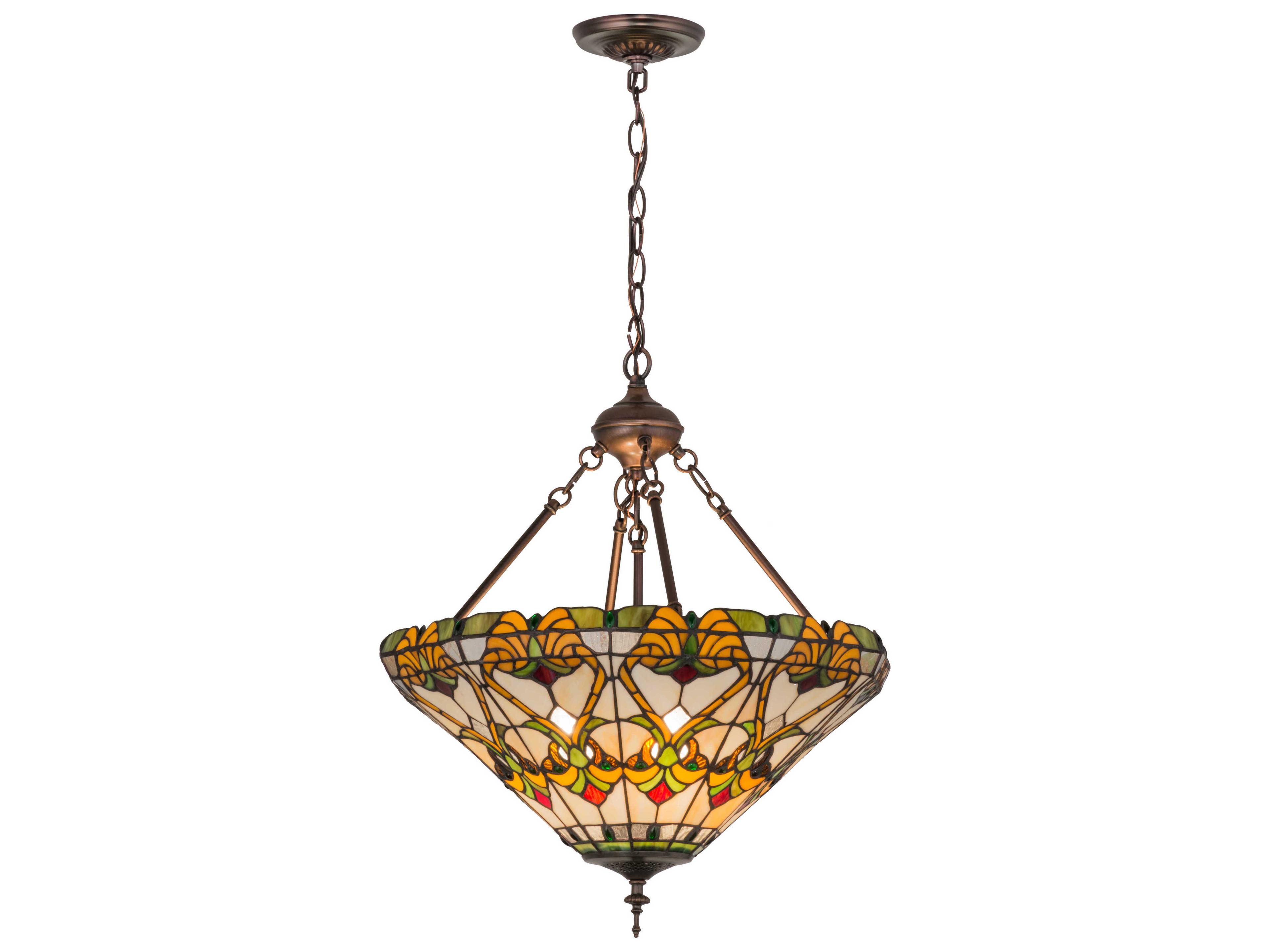 Meyda Middleton 3-Light Brown Pendant