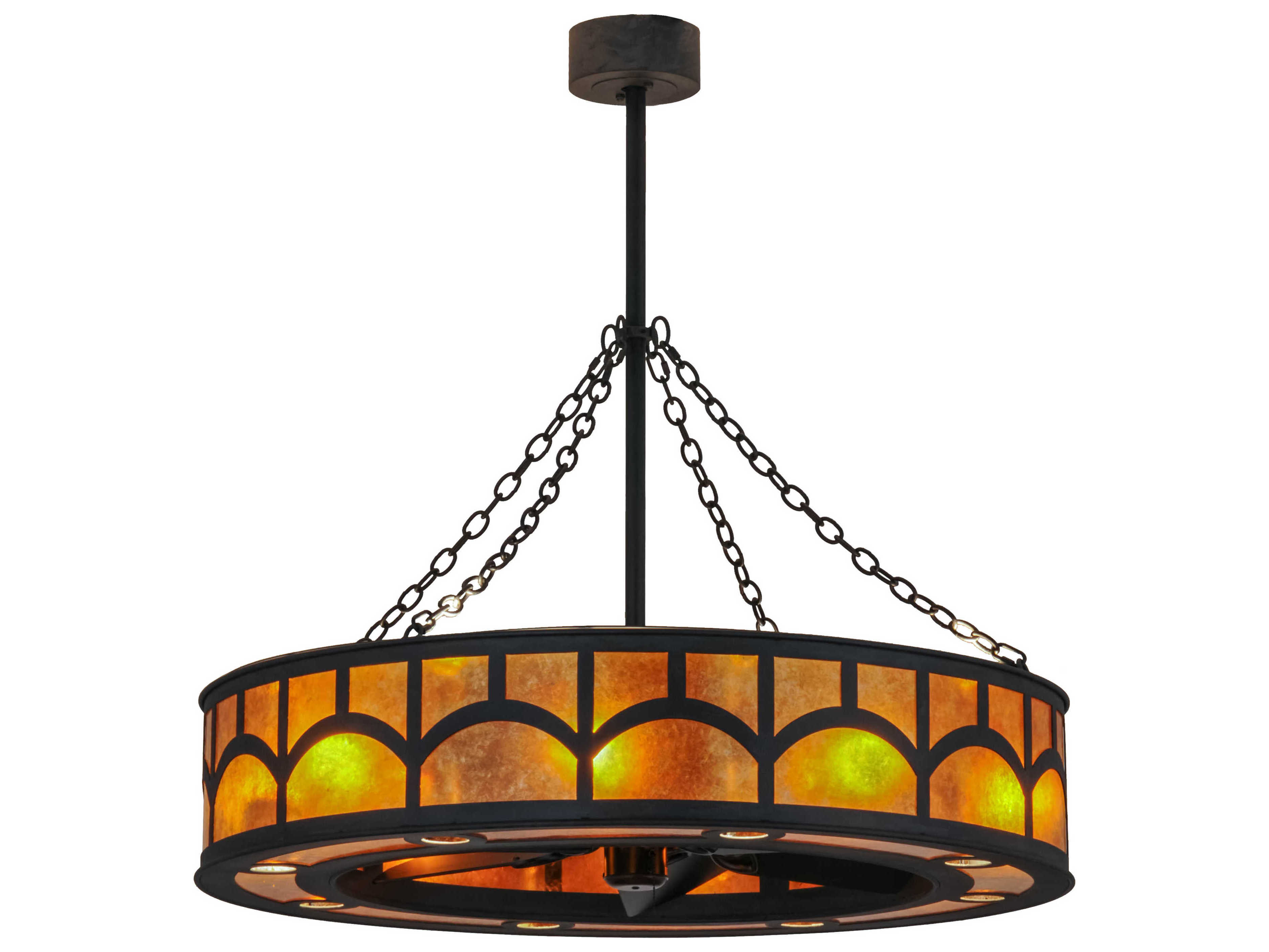 Meyda Mission Hill Top 24-Light Chandel-Air