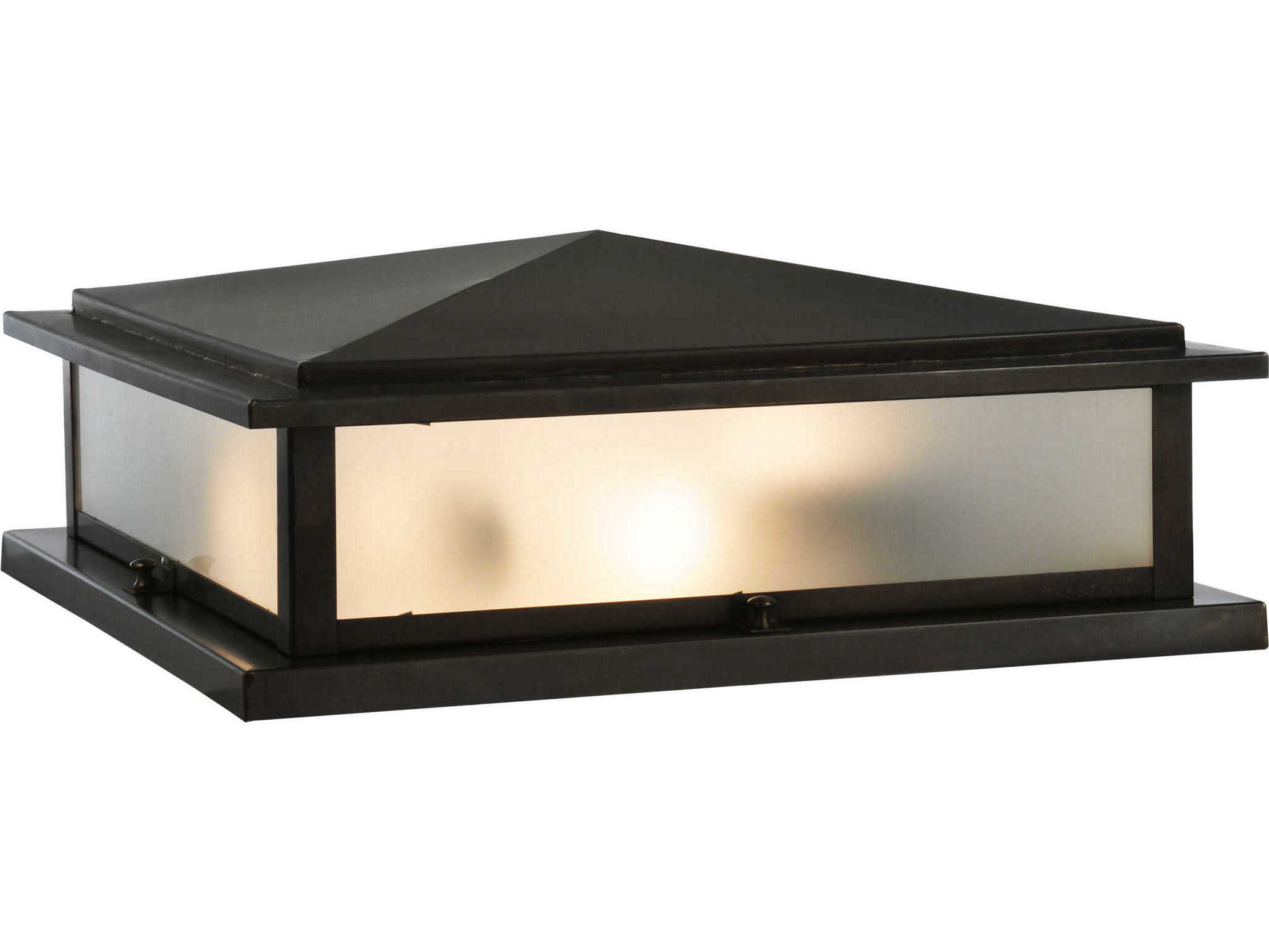 Meyda Seneca Prime Craftsman Brown 4 - Light Outdoor Pier Mount Light