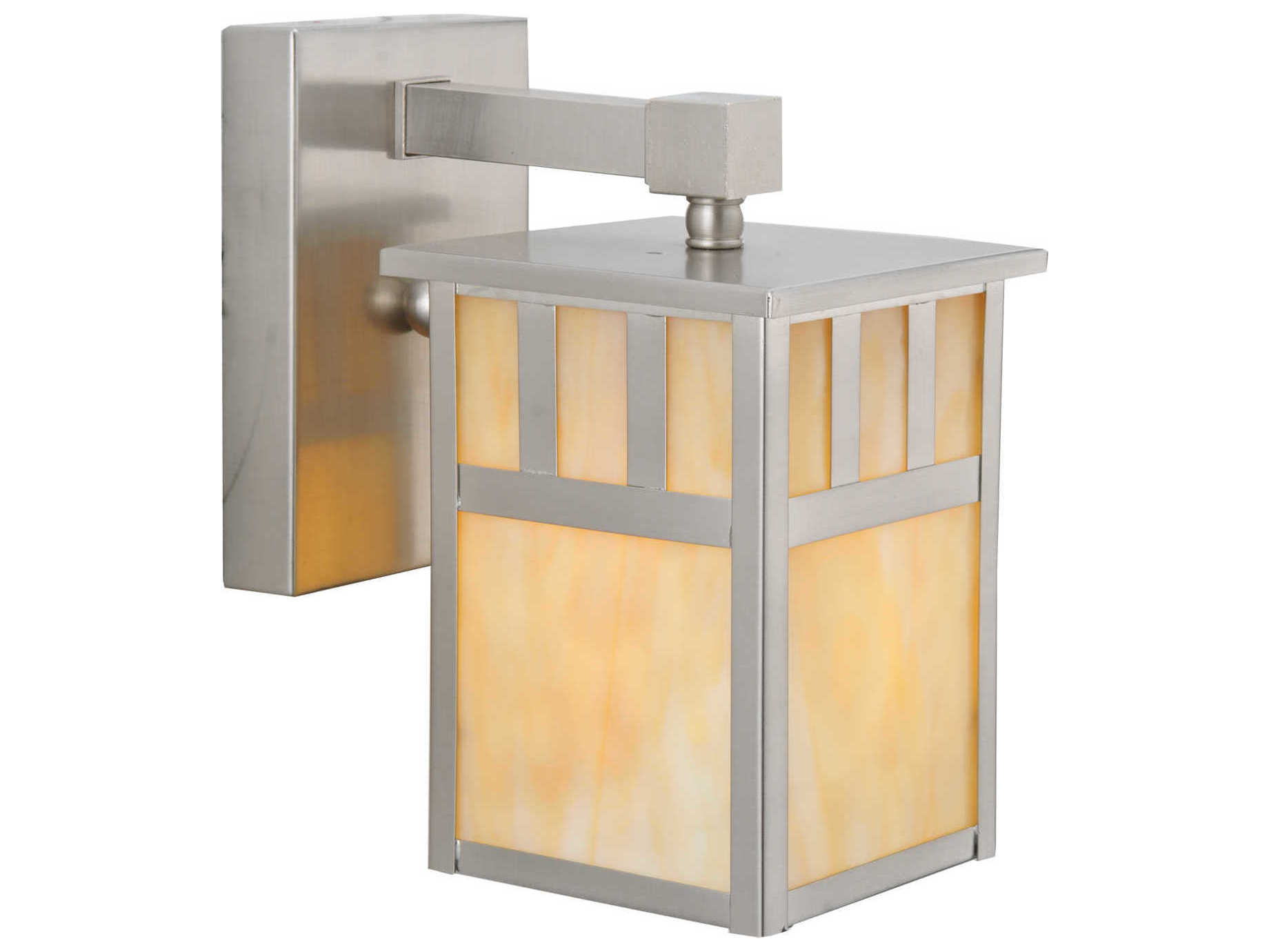 Meyda Hyde Park Double Bar Mission Solid Mount Outdoor Wall Light