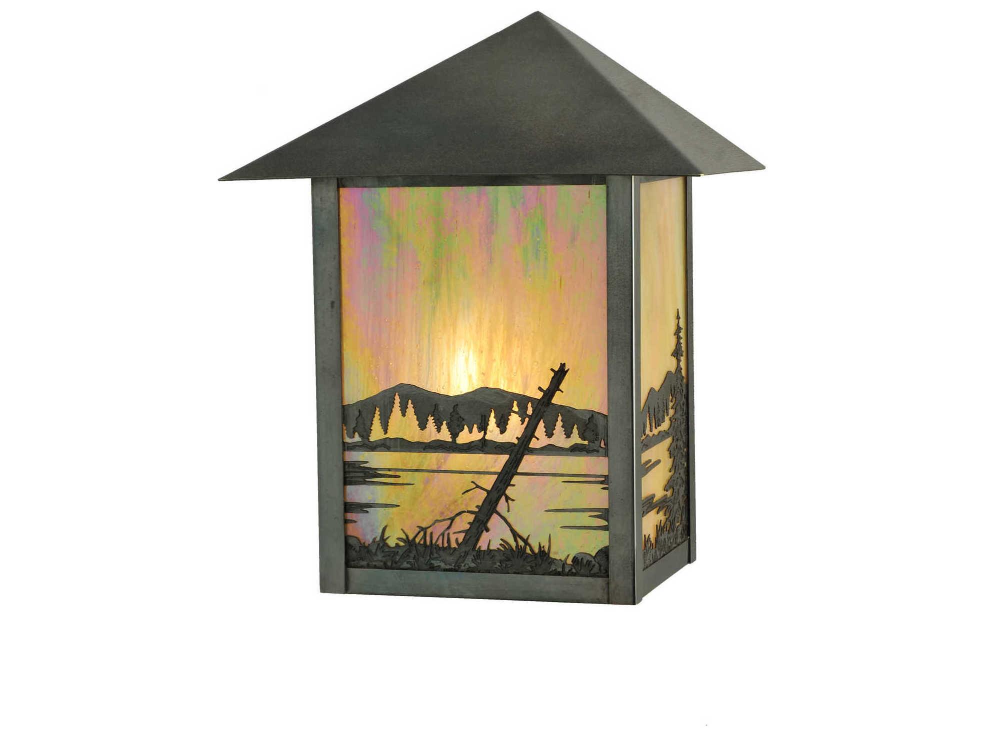 Meyda Quiet Pond Outdoor Wall Light