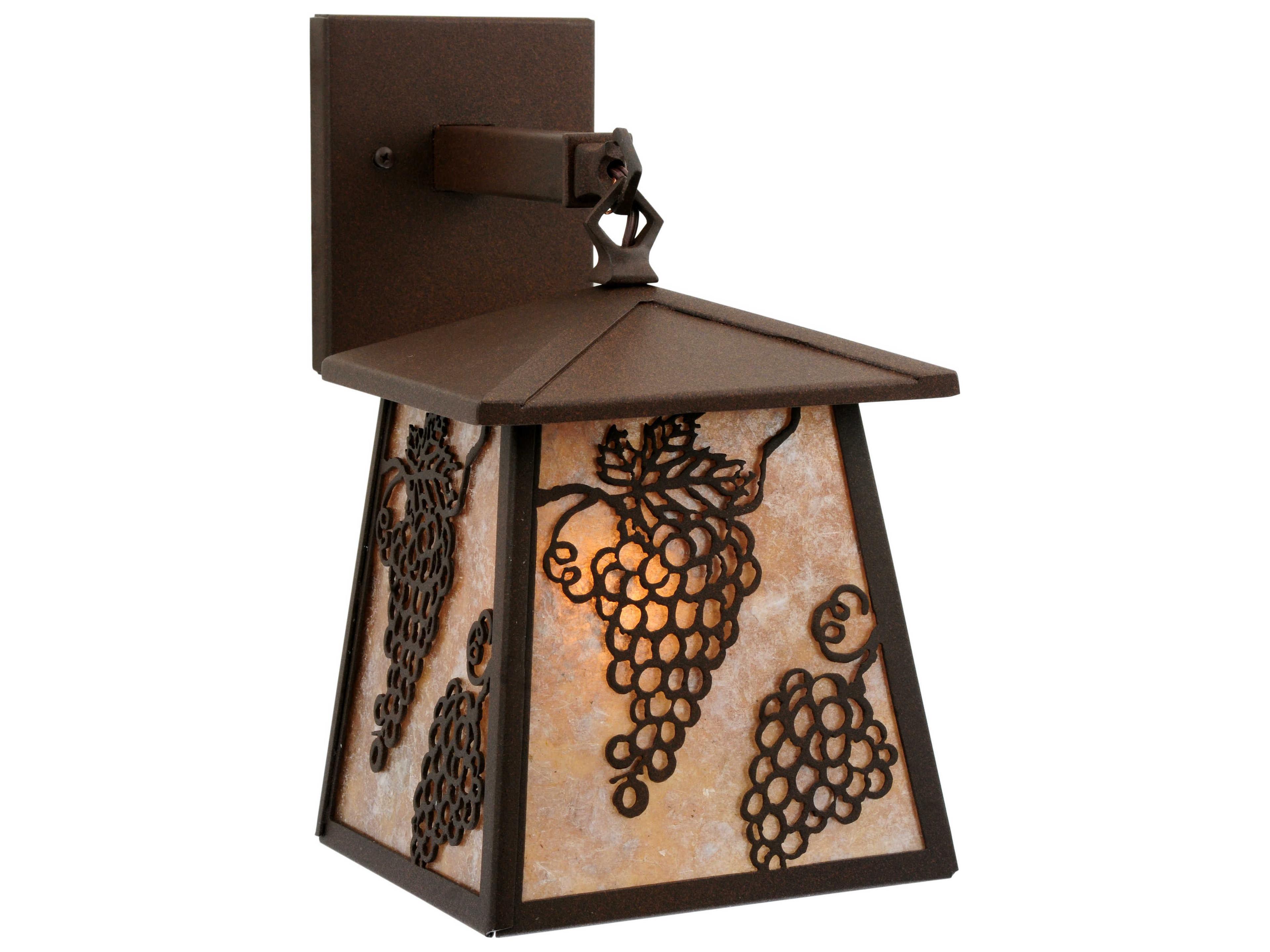 Meyda Stillwater Grapes Hanging Outdoor Wall Light