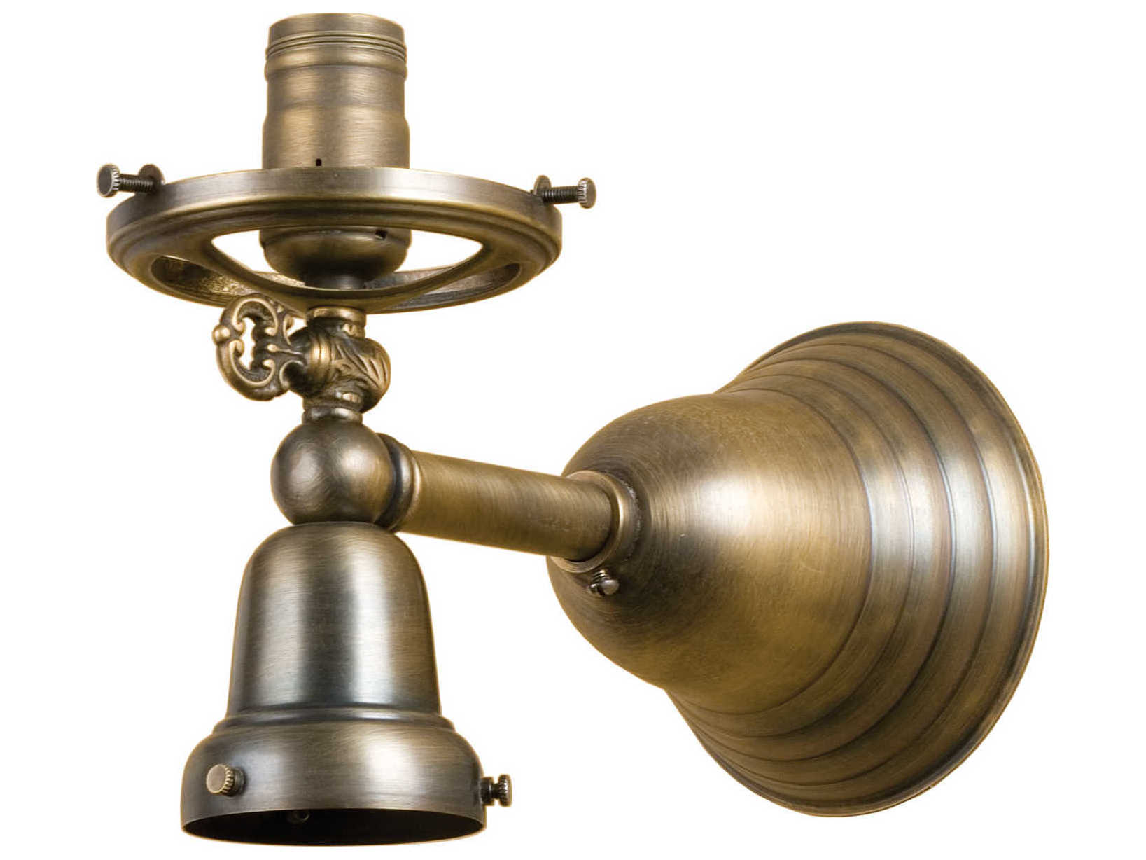 Meyda Mission 2-Light Brass Wall Sconce