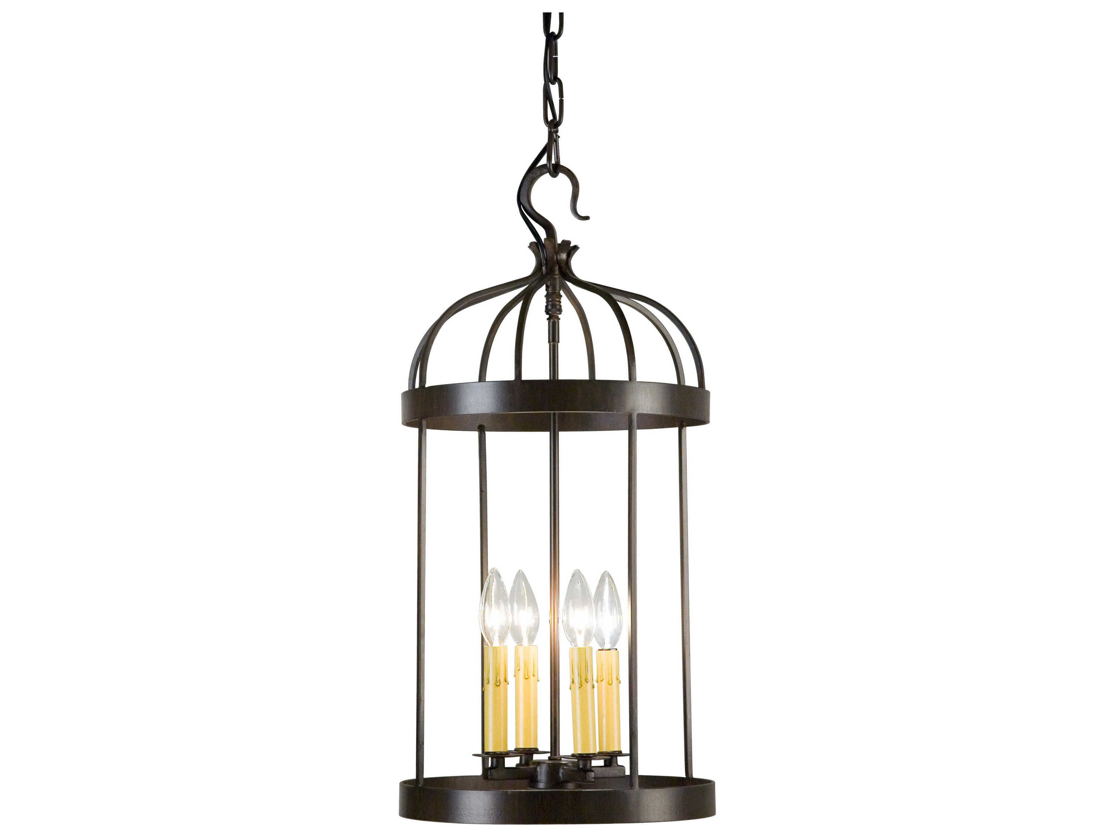 Meyda Muse 4-Light Gilded Tobacco Brown Candelabra Chandelier