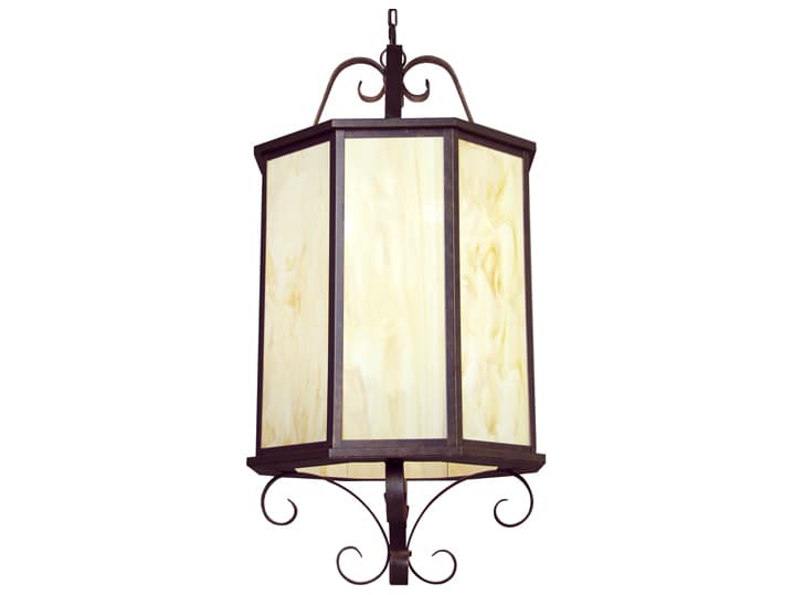 Meyda Musetta 4-Light French Bronze Cylinder Pendant