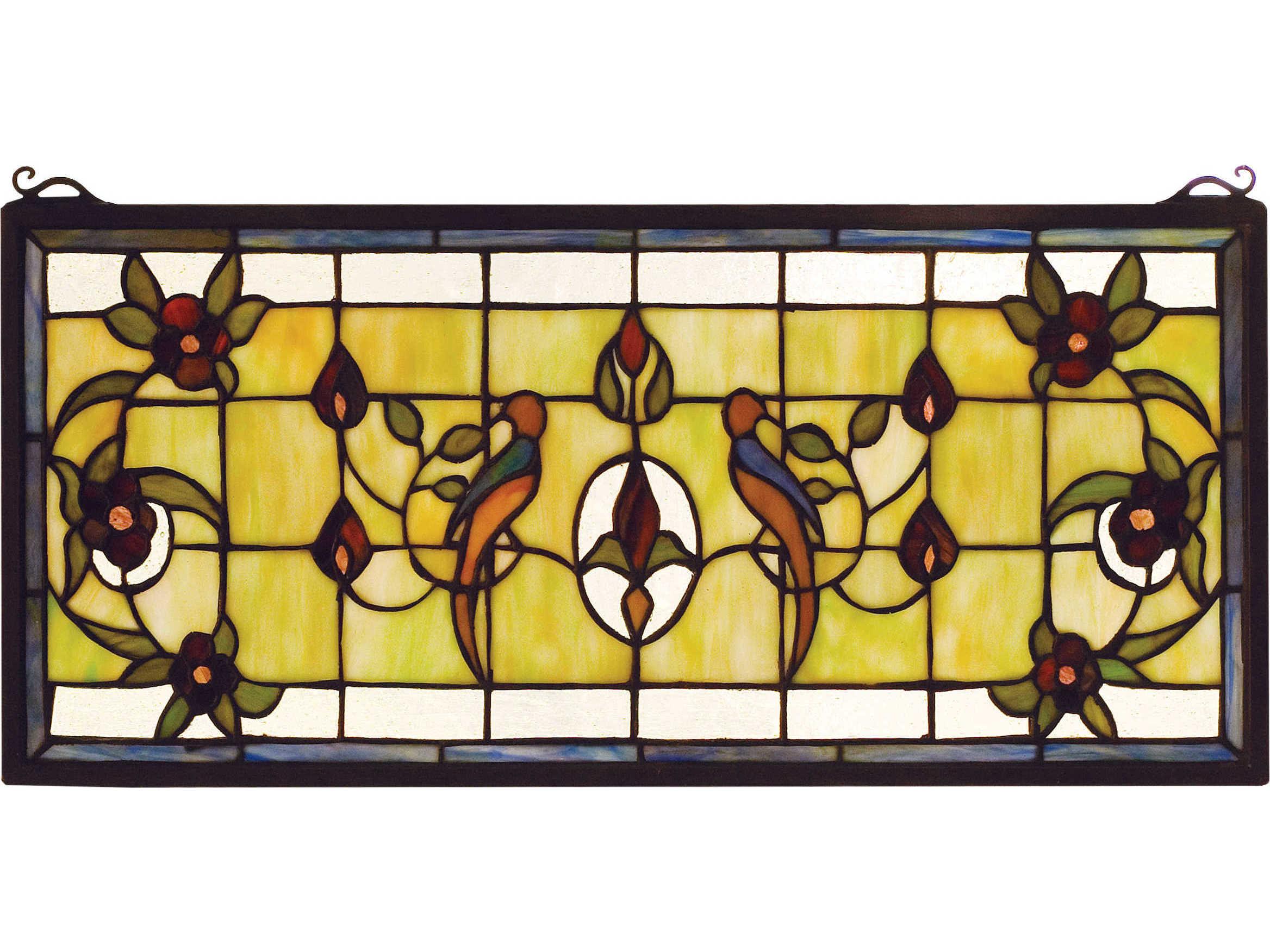 Meyda Lancaster Stained Glass Window