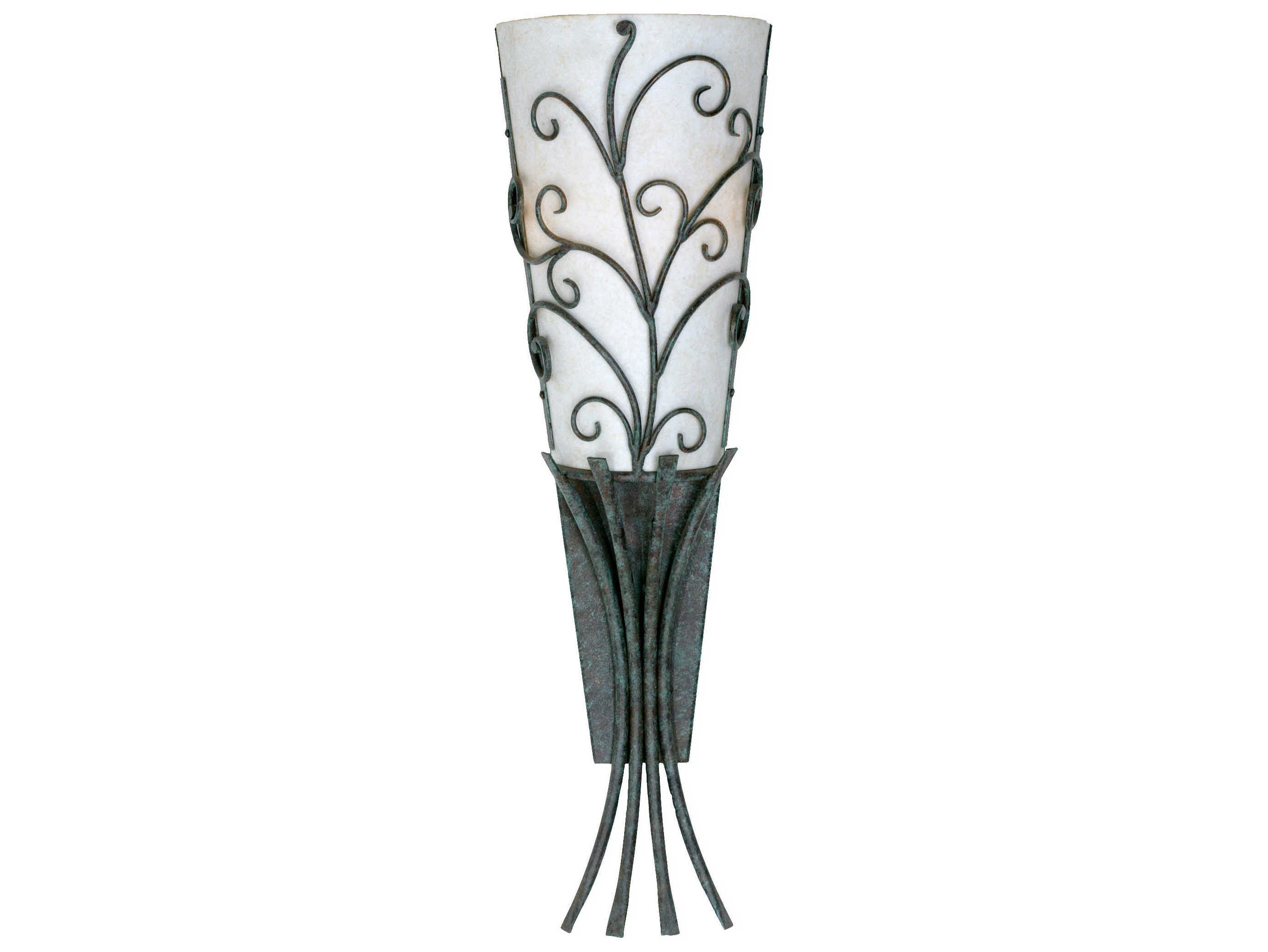 Meyda Panthea 2-Light Gray Wall Sconce