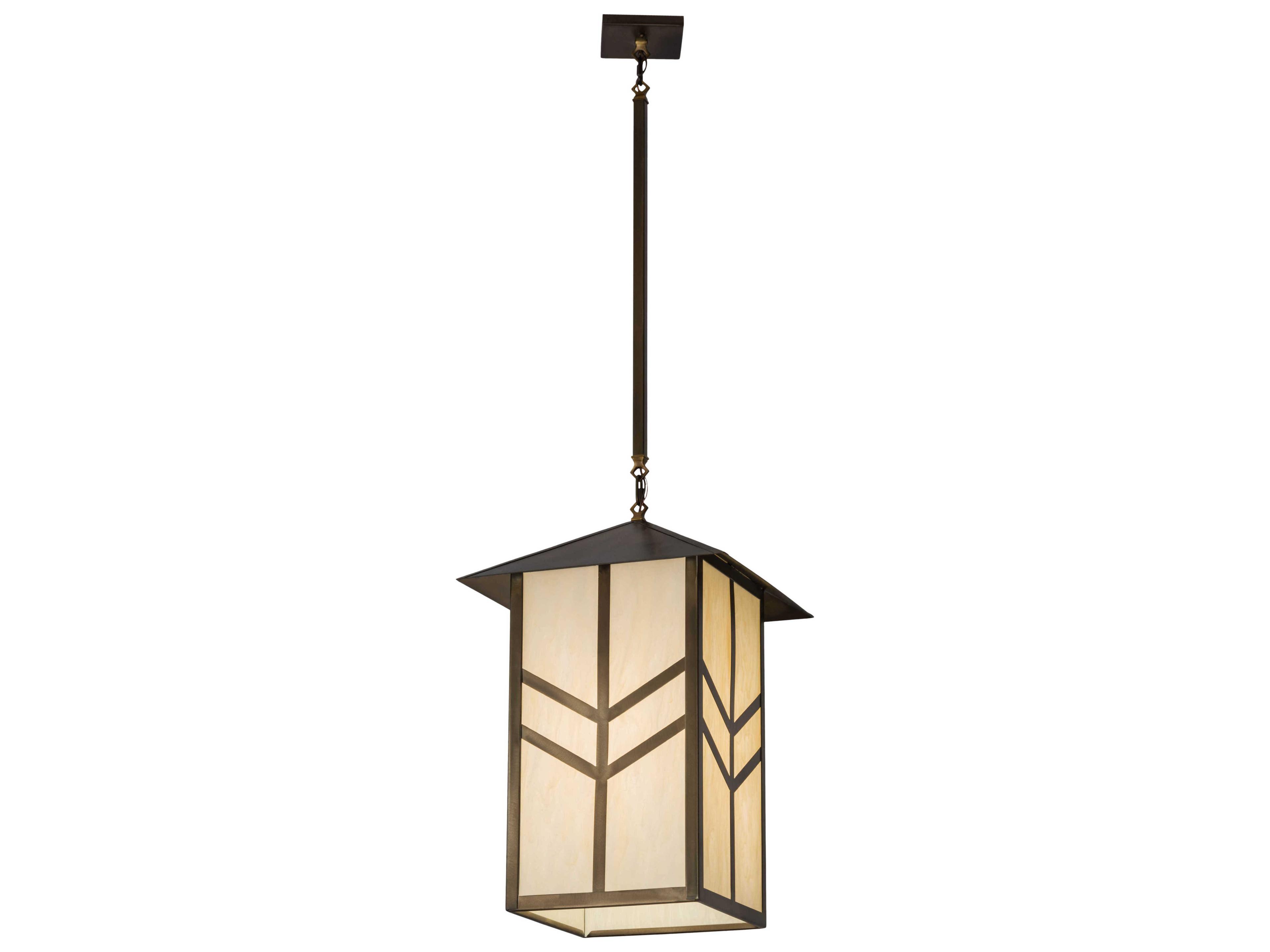 Meyda Santa Fe 1-Light Copper Glass Pendant