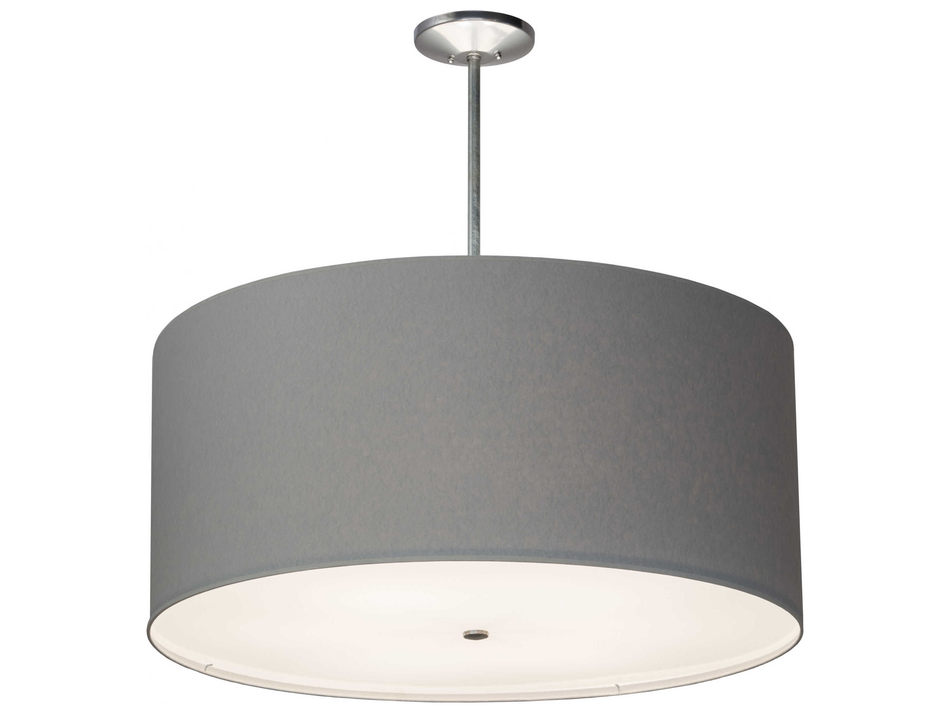 Meyda 6-Light Blue Glass Drum Pendant