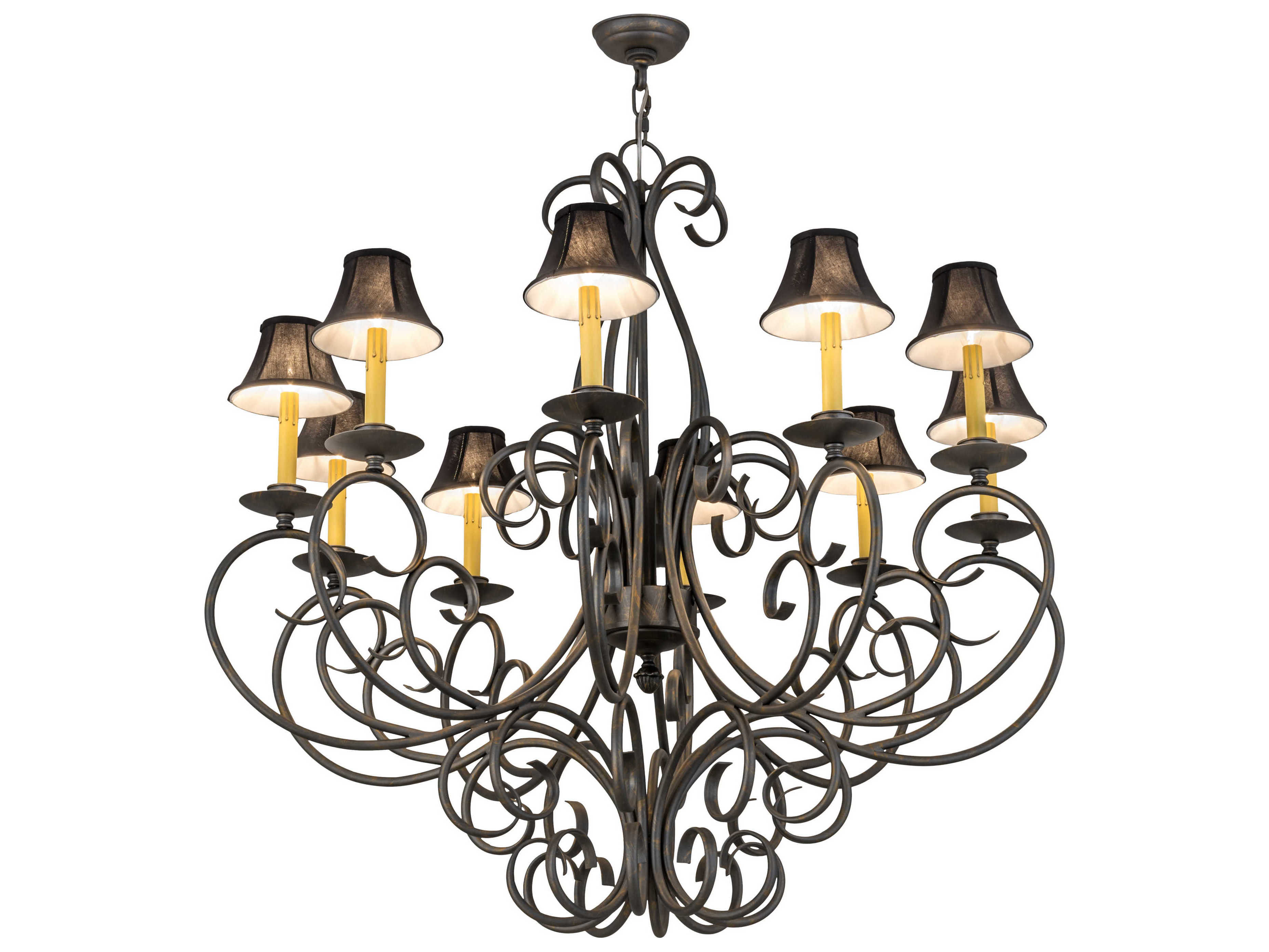 Meyda Phillipe French Bronze Empire Chandelier