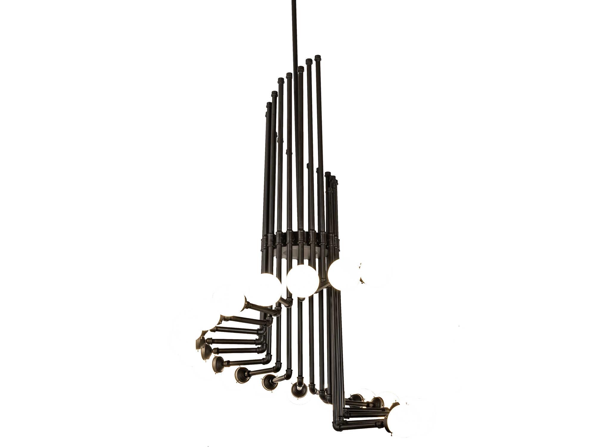 Meyda Pipedream 20-Light Oil Rubbed Bronze Glass Globe Chandelier