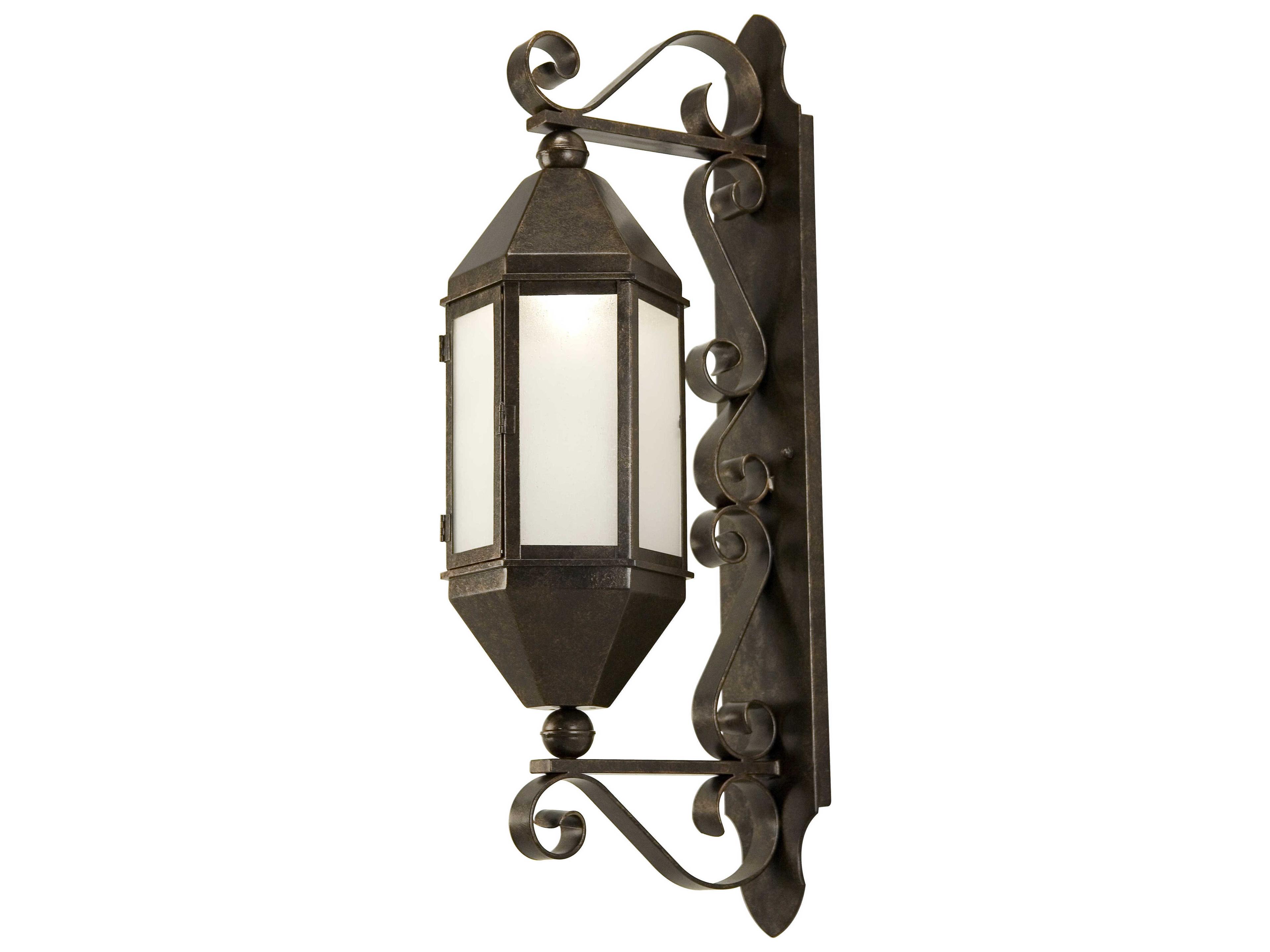 Meyda Plaza Lantern 1 - Light Outdoor Wall Light