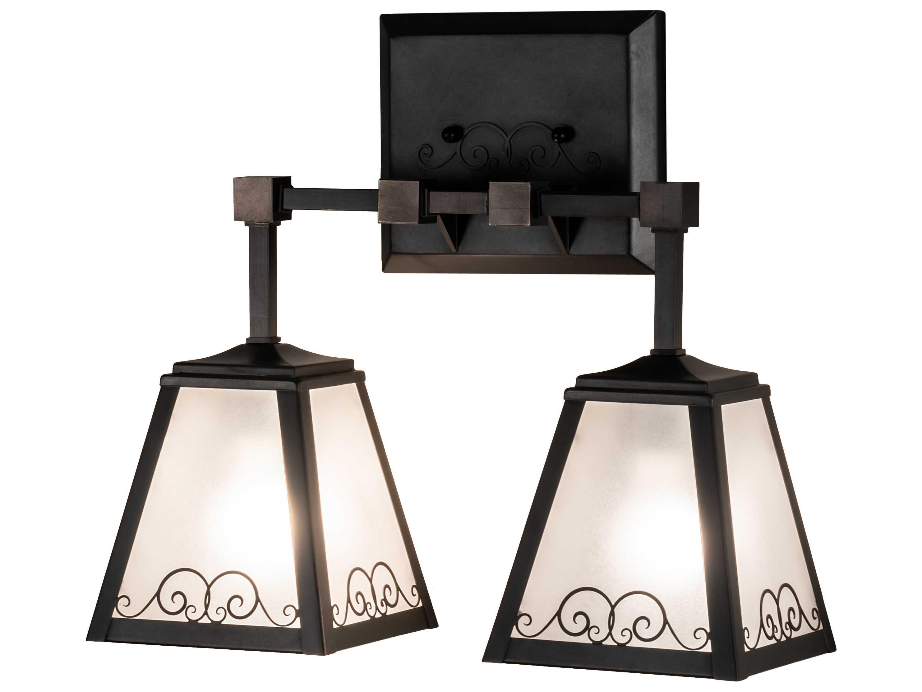 Meyda Putrelo 2 - Light Outdoor Wall Light