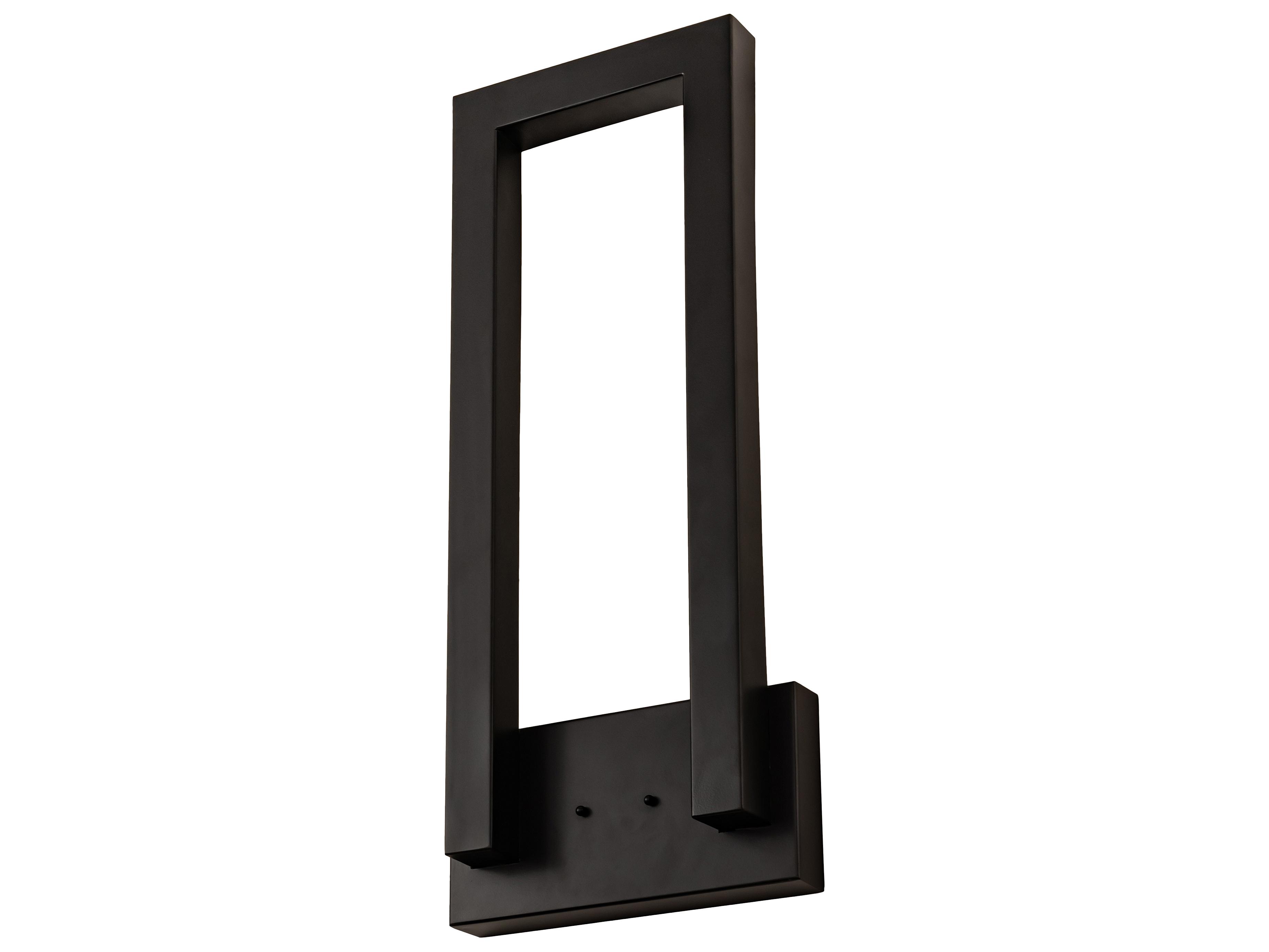 Meyda Quadrato Black LED Wall Sconce