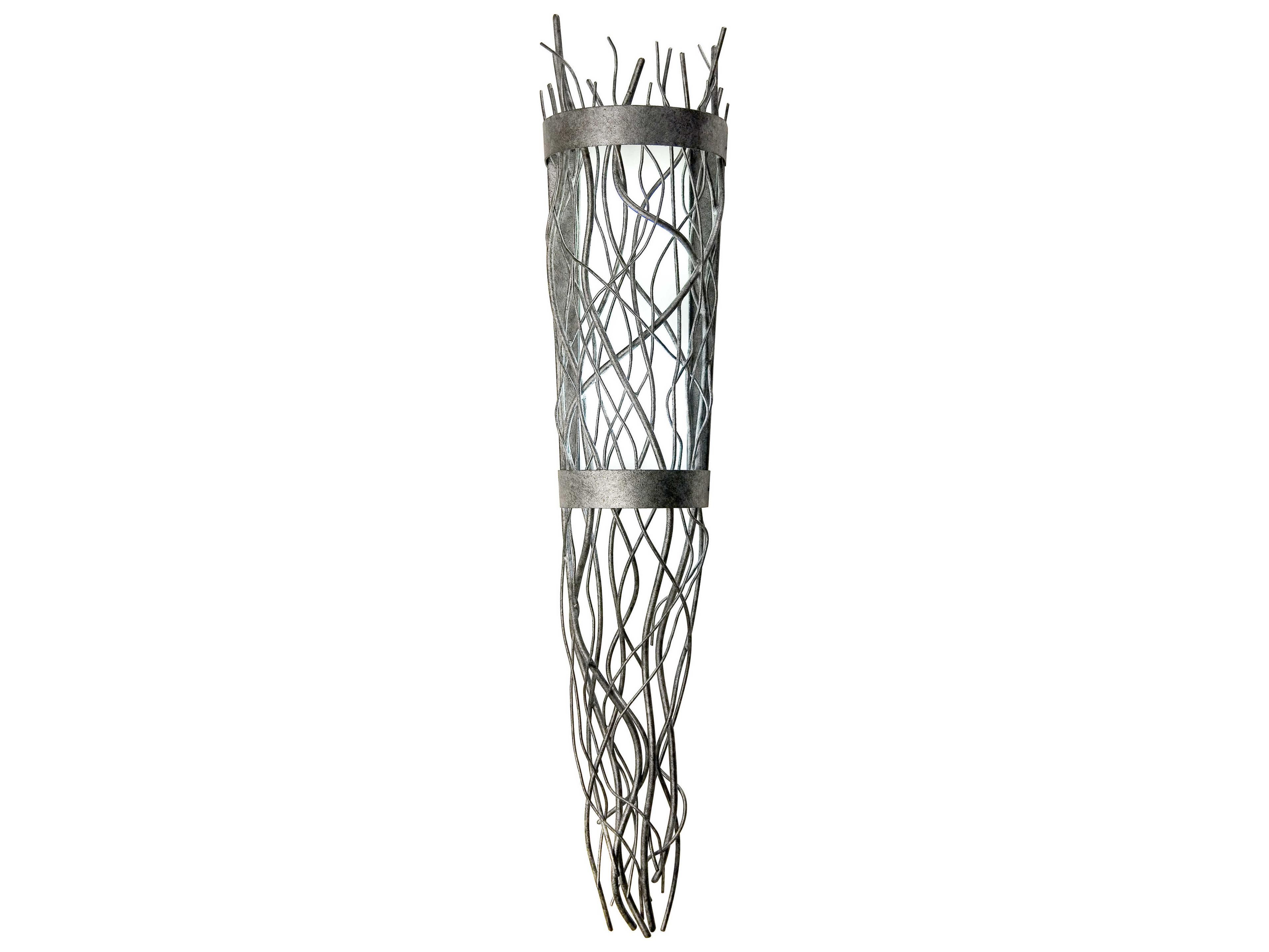 Meyda Rama 2-Light Pewter Wall Sconce