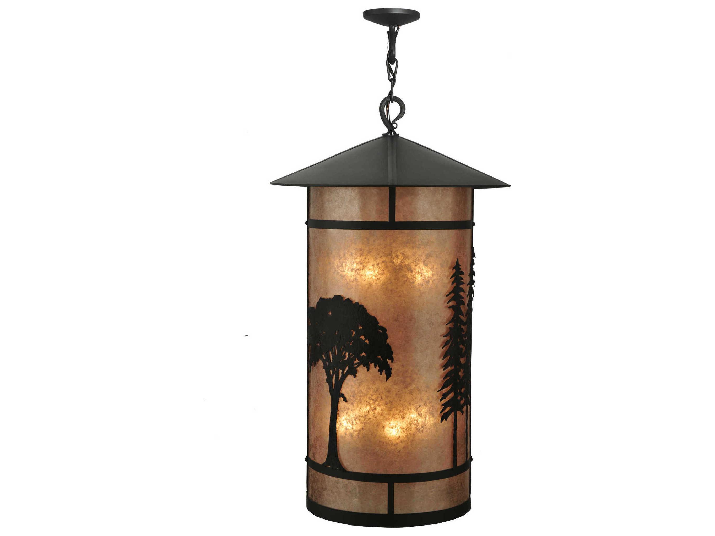 Meyda Forest 8-light Outdoor Hanging Light