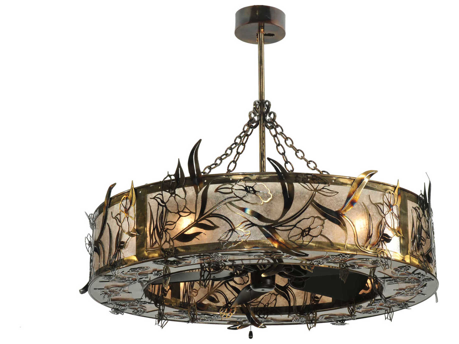 Meyda Lady Slipper 8-light Chandel-Air