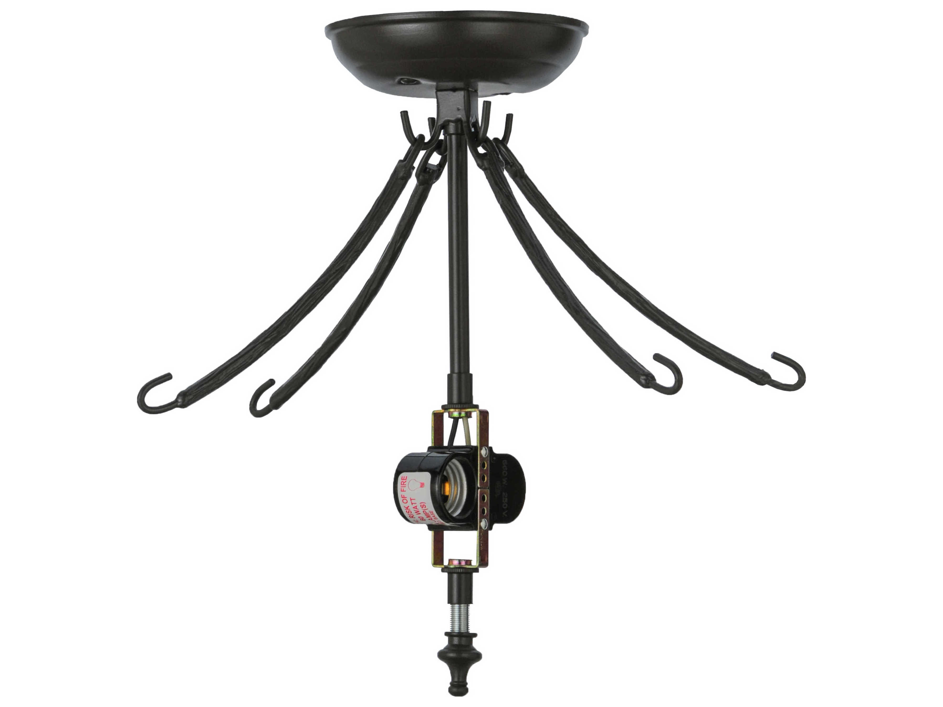 Meyda Semi Flush Hanger T/B For 18 Acorn Shade