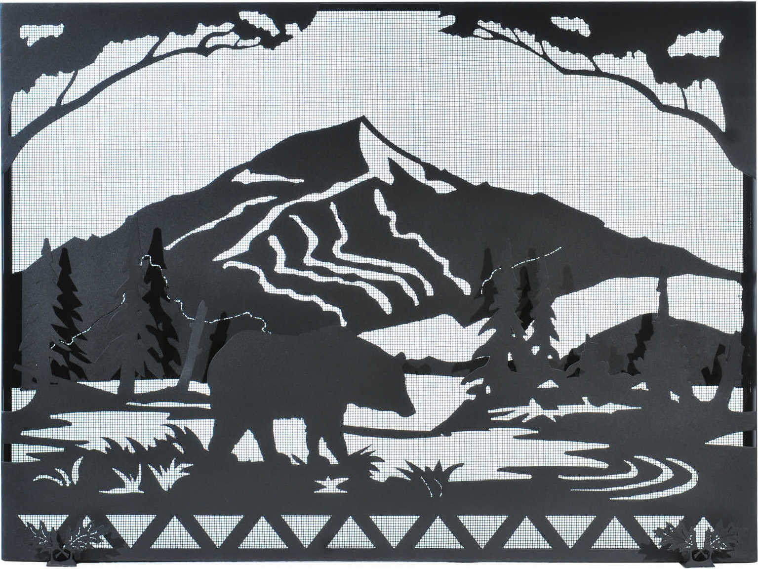 Meyda Bear Creek Fireplace Screen