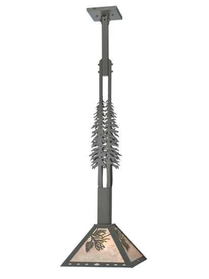 Meyda Rustic 1-Light Bronze Geometric Pendant