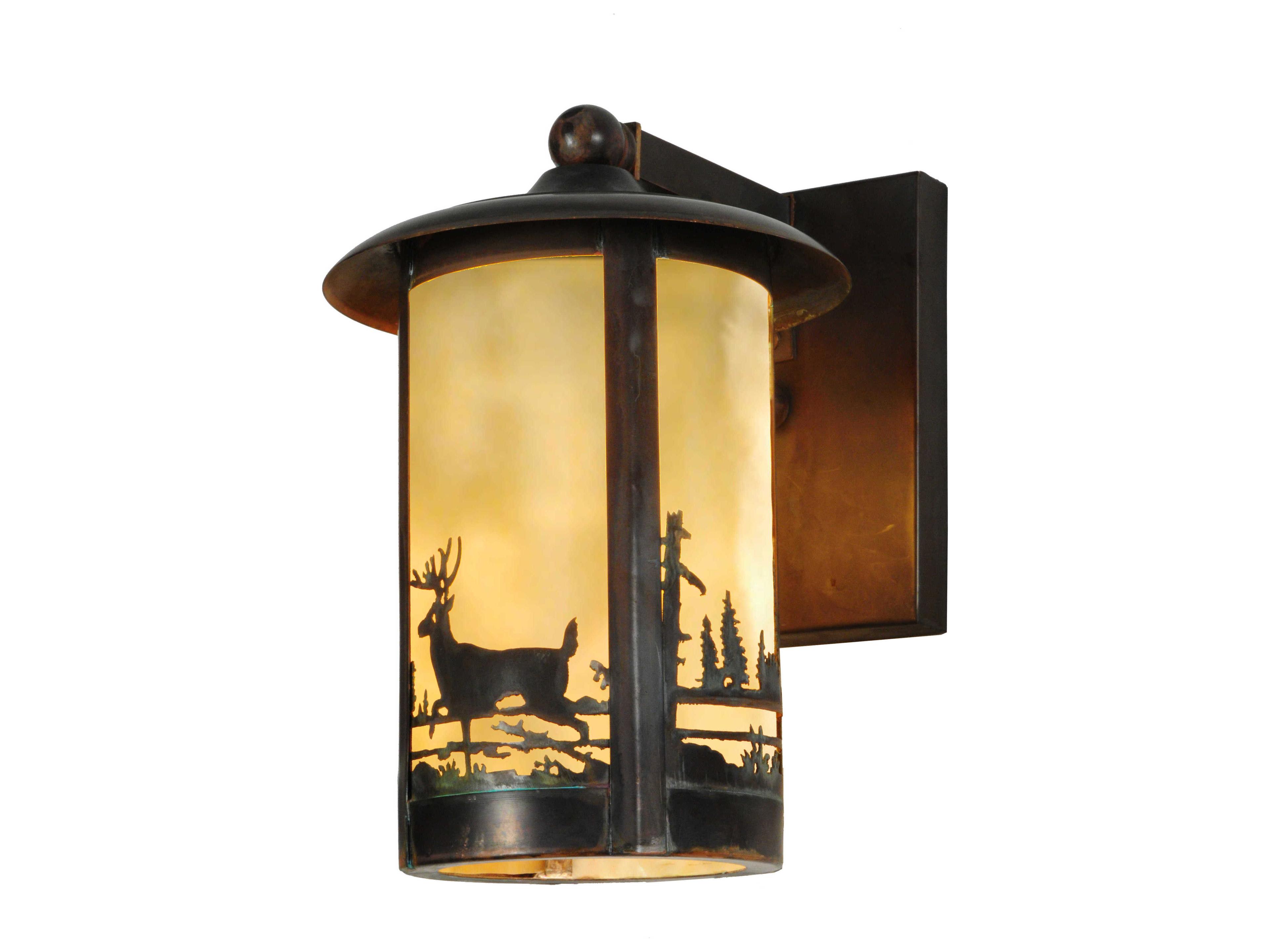 Meyda Fulton Deer Creek Outdoor Wall Light