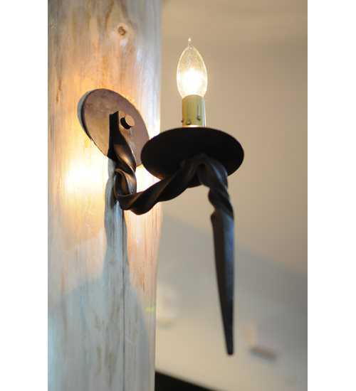 Meyda Costello 1-Light Brown Wall Sconce