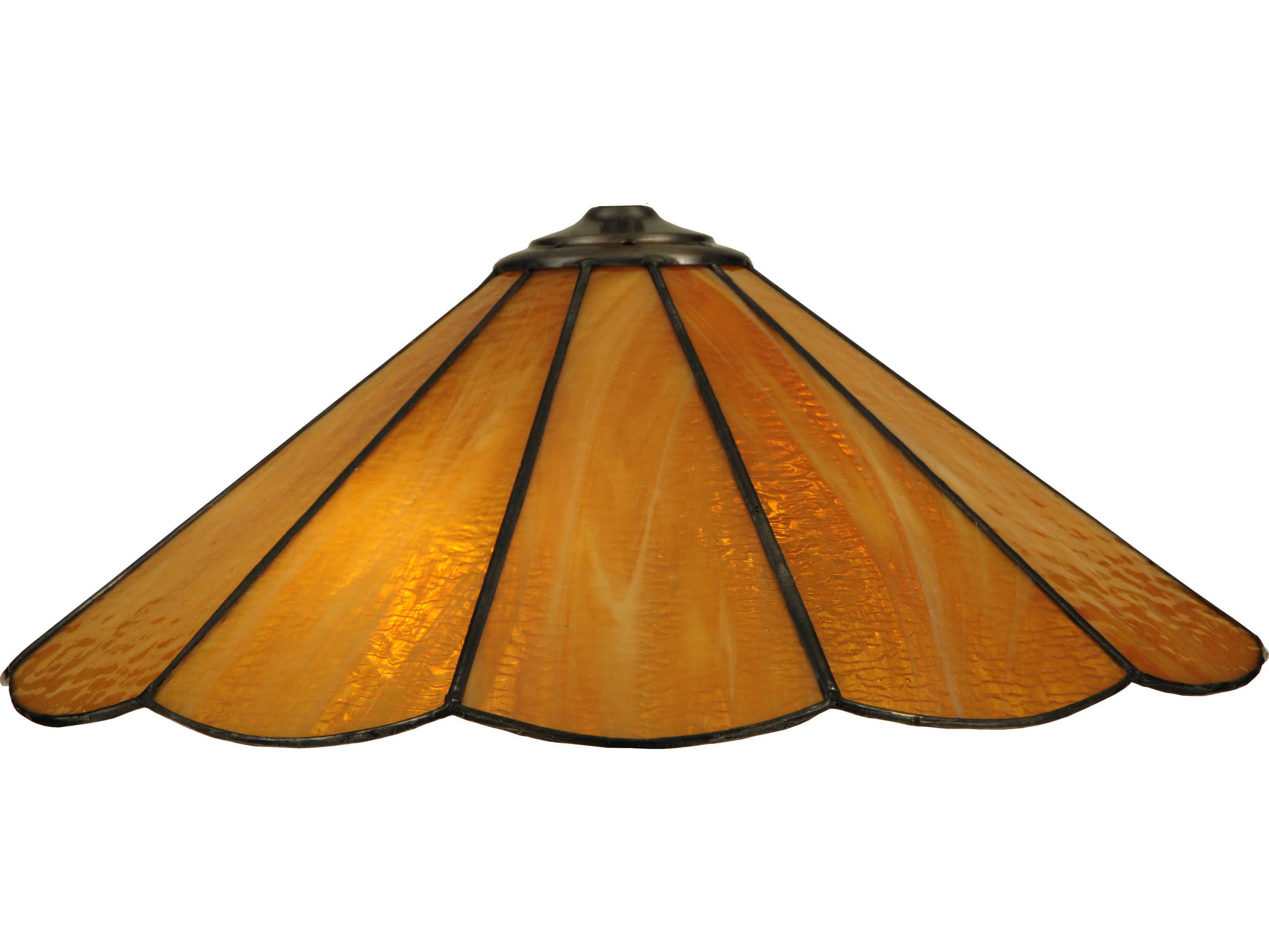 Meyda Panel Honey Amber Shade