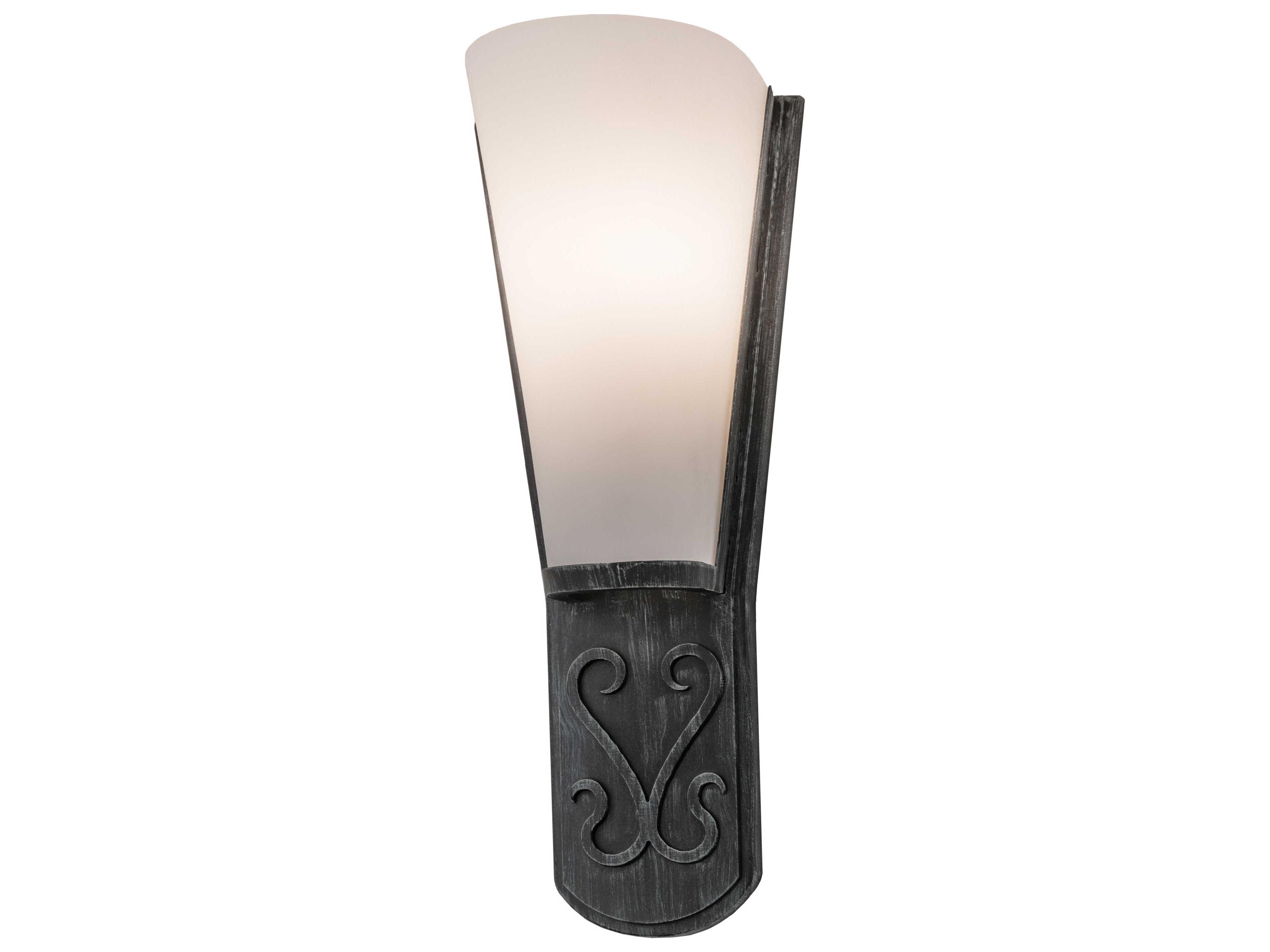 Meyda Sabia Antique Iron Gate Black Wall Sconce