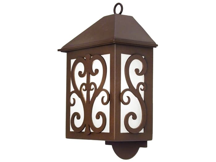 Meyda Sandro 1-Light Rusty Nail Brown Wall Sconce