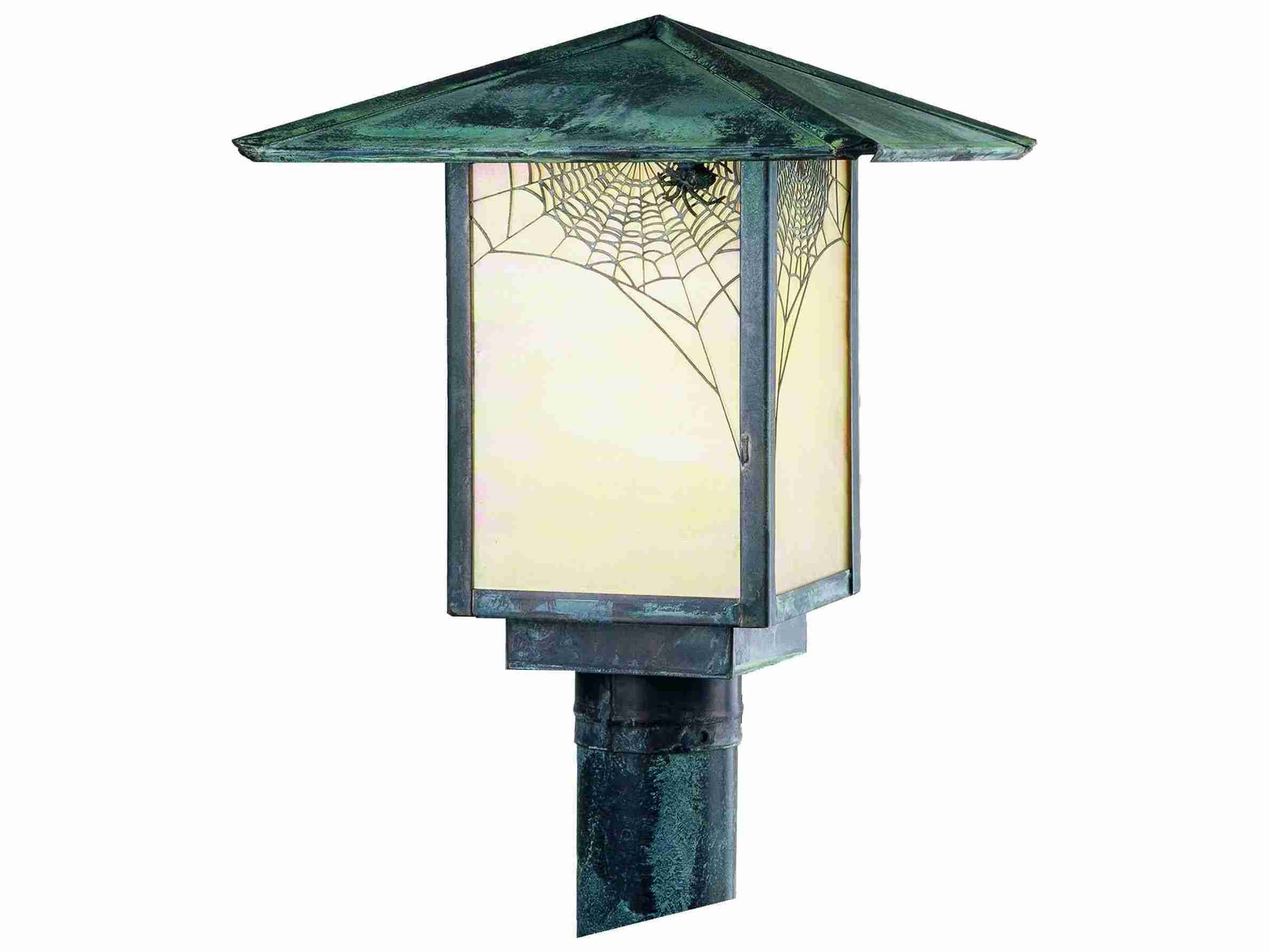 Meyda Seneca 1 - Light Glass Outdoor Post Light